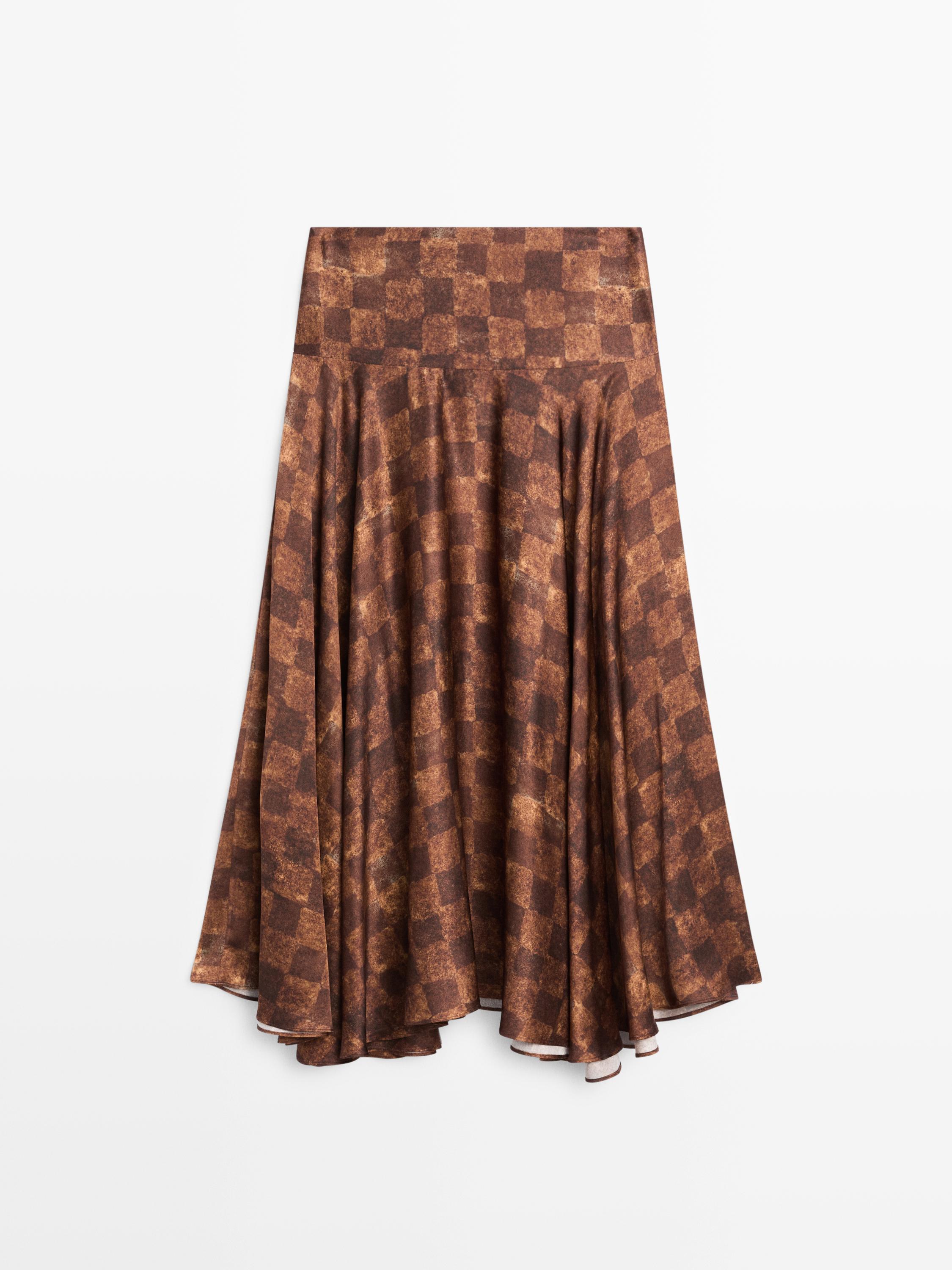Midirok met dambordruit