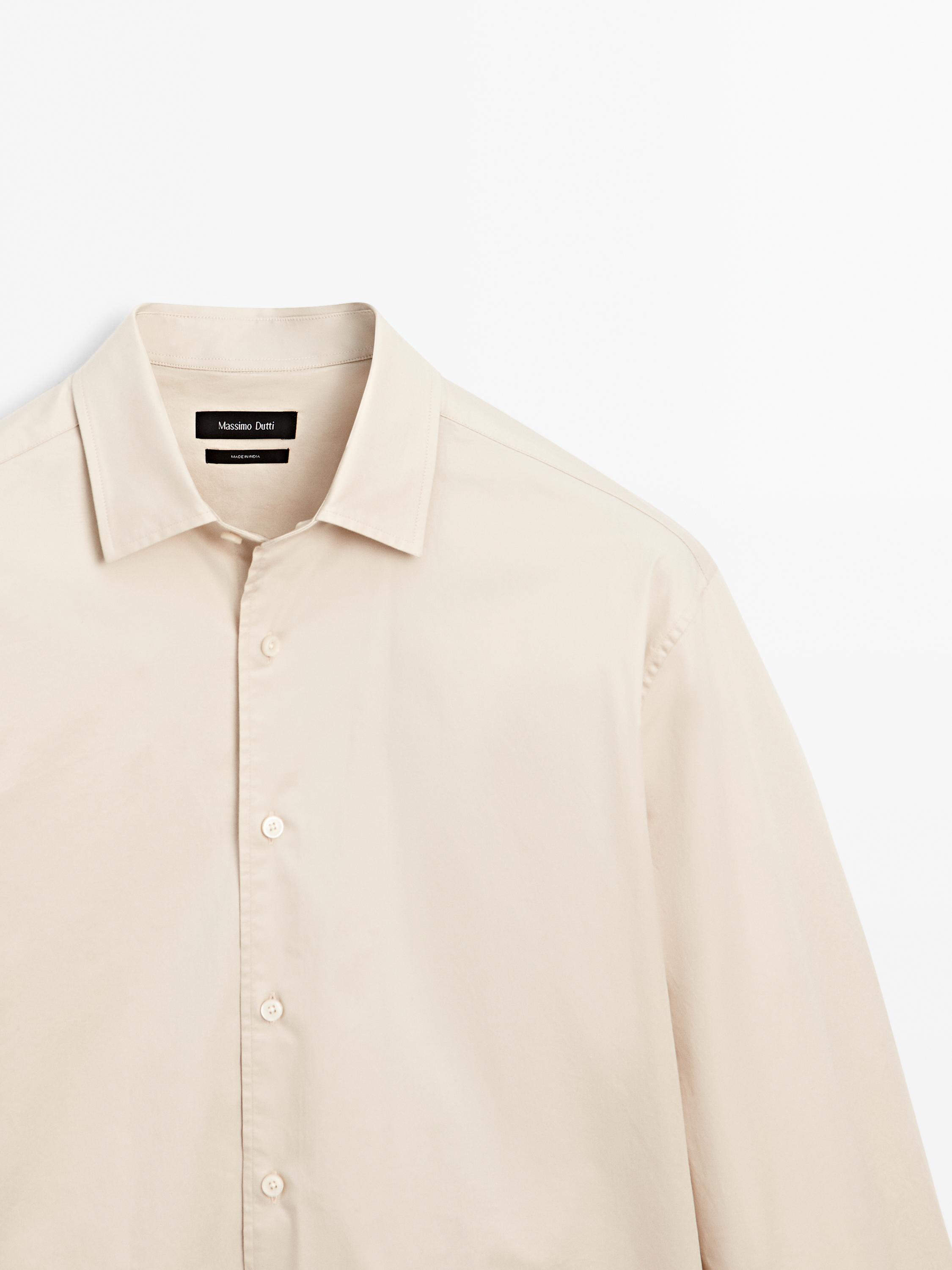 Camisa regular fit strech