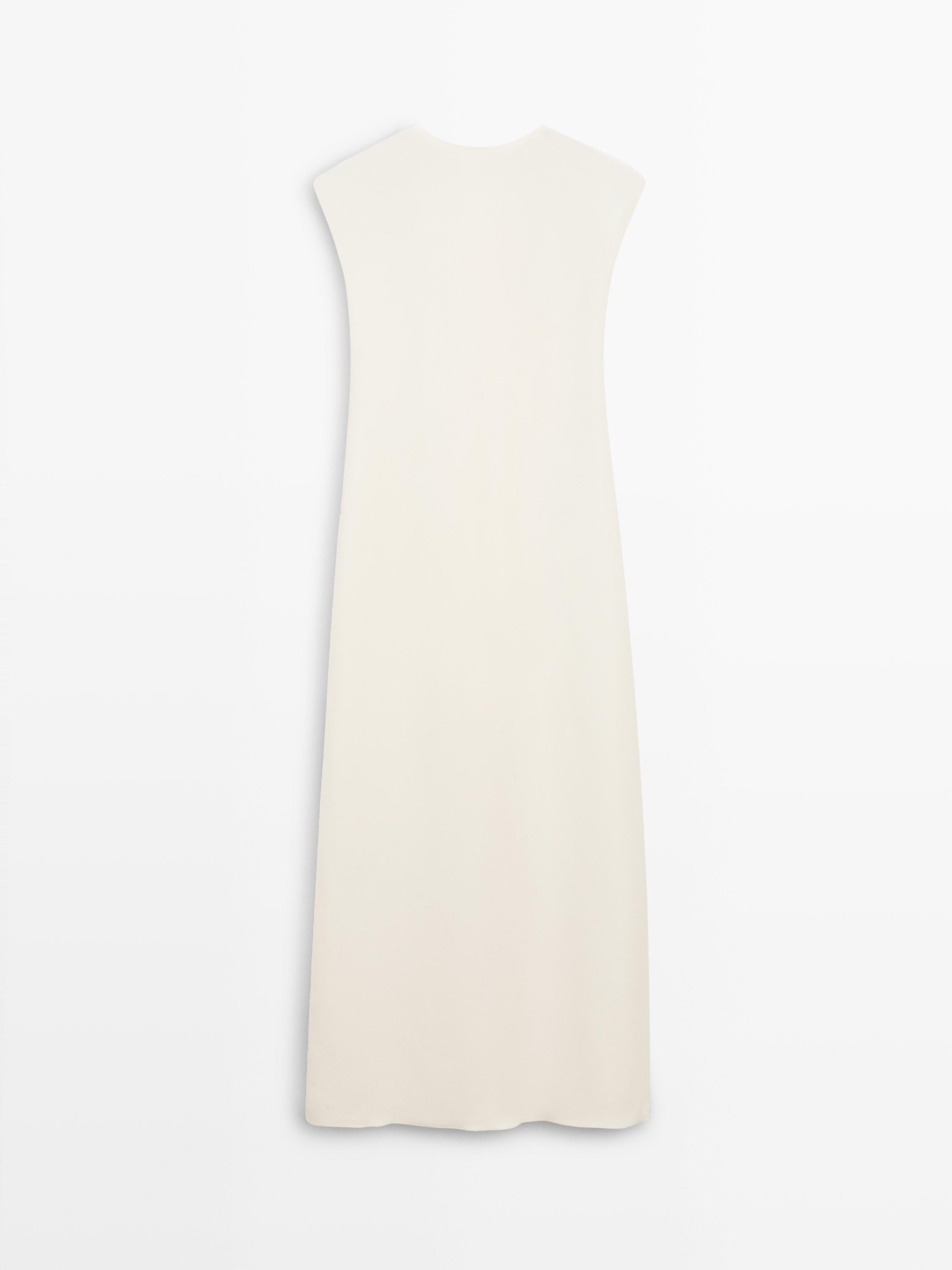 Midi dress with back detail - STUDIO