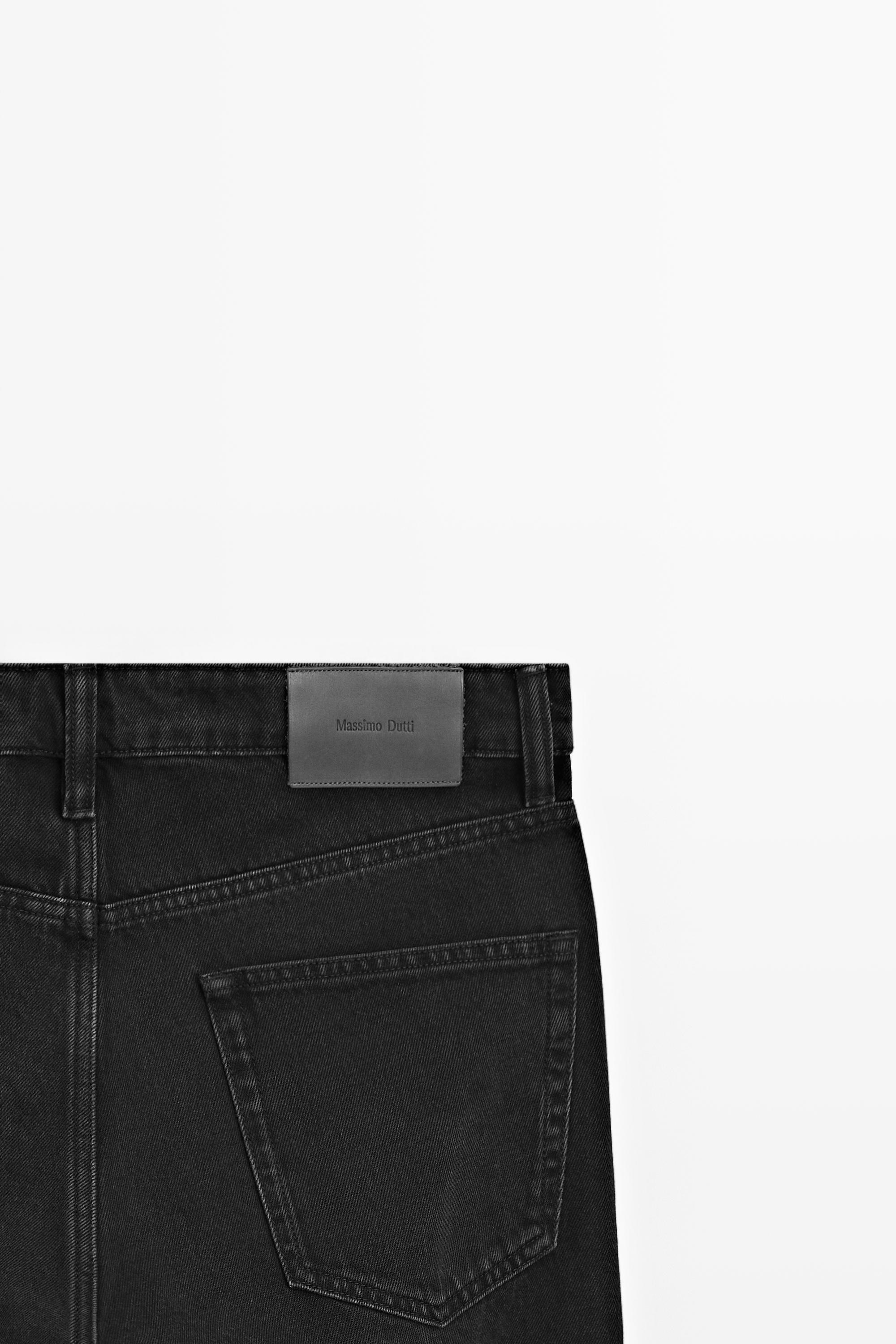Tapered fit jeans — CHARCOAL