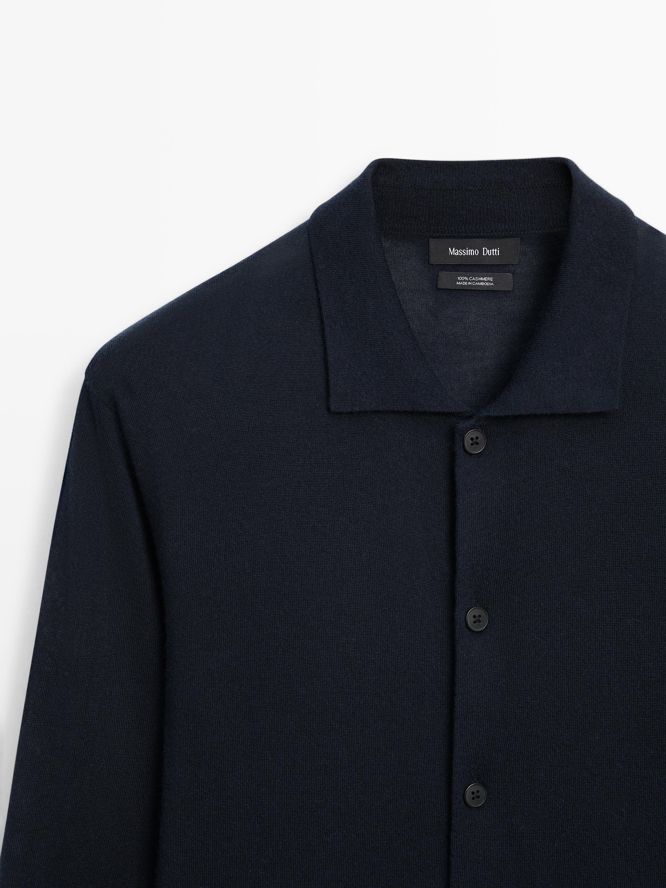 100% cashmere knit cardigan