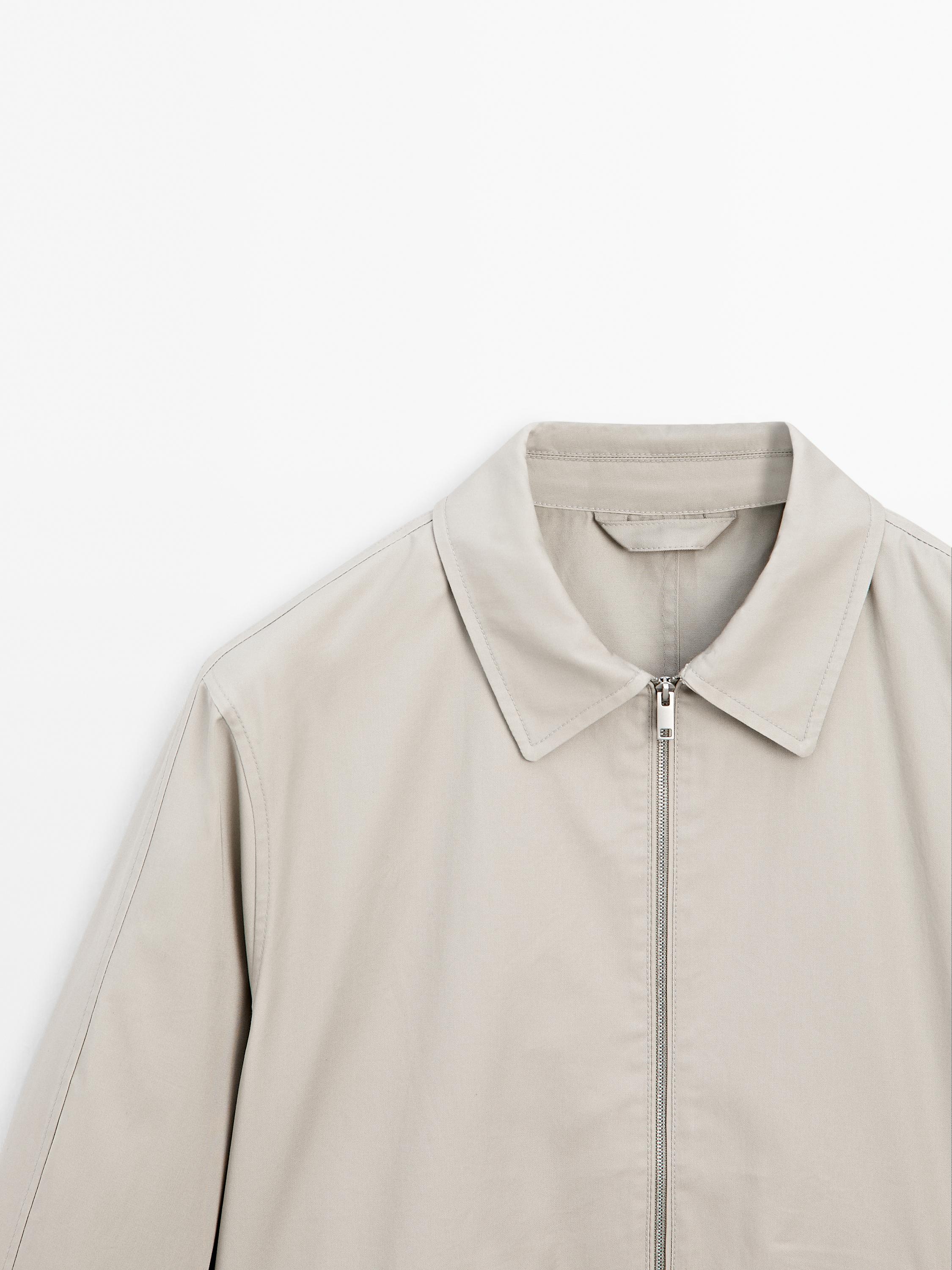 Water-repellent 100% cotton jacket