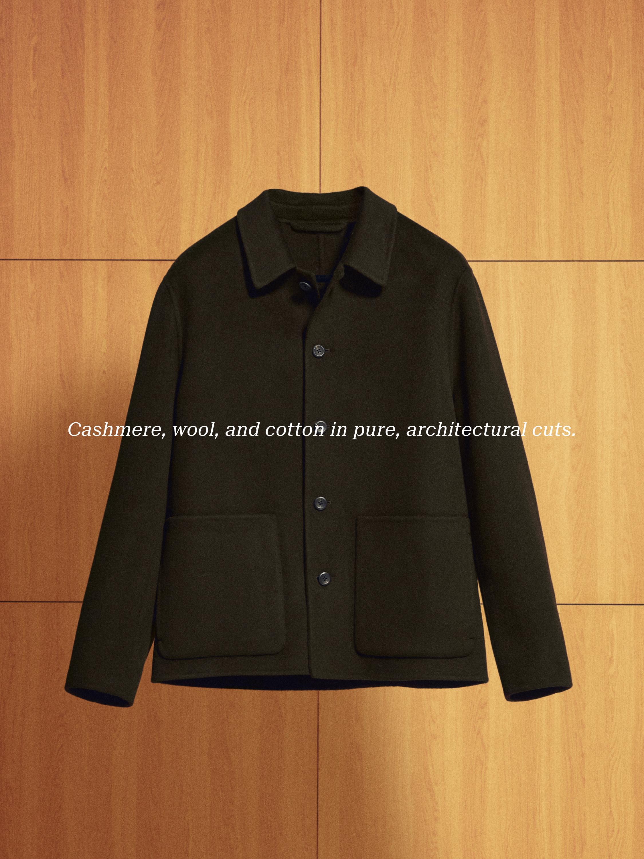 Abrigo corto 100% cashmere