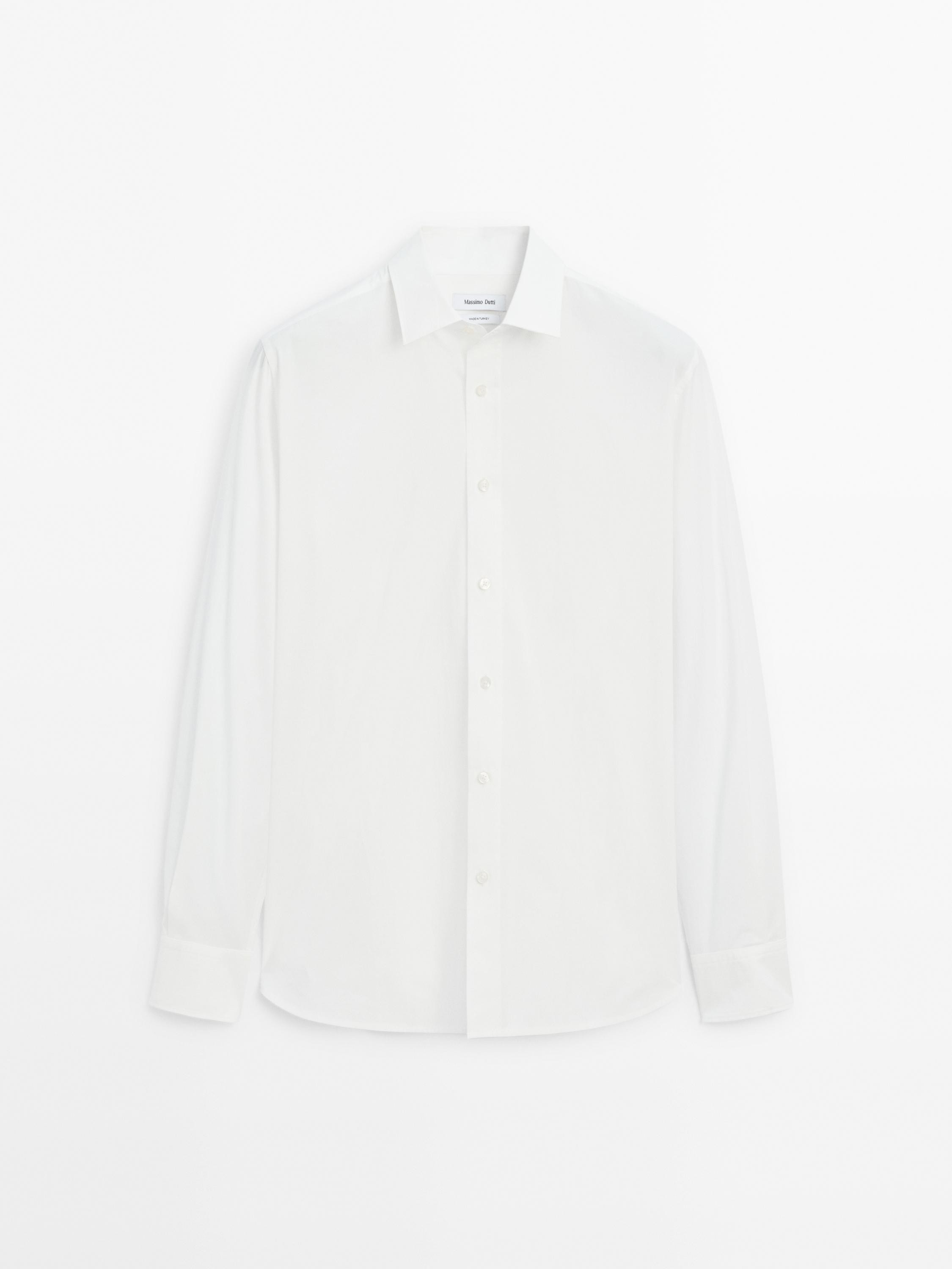 100% cotton poplin shirt