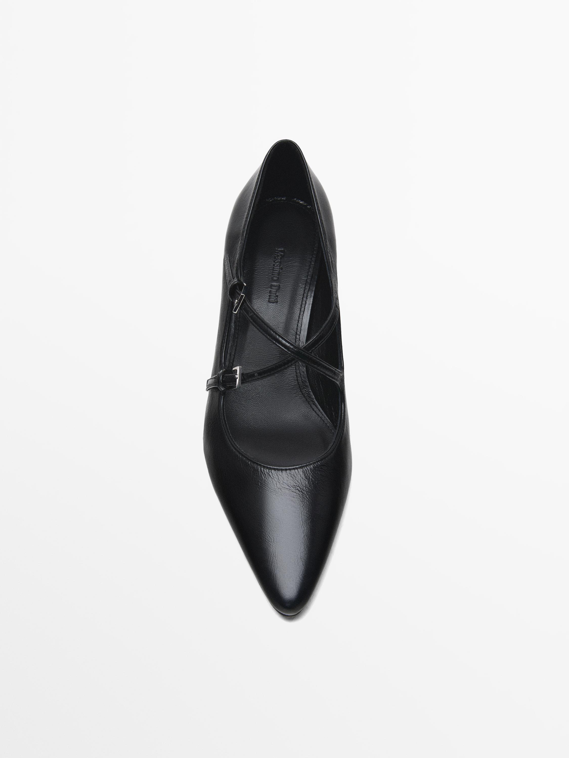 Zapato tacón tiras cruzadas