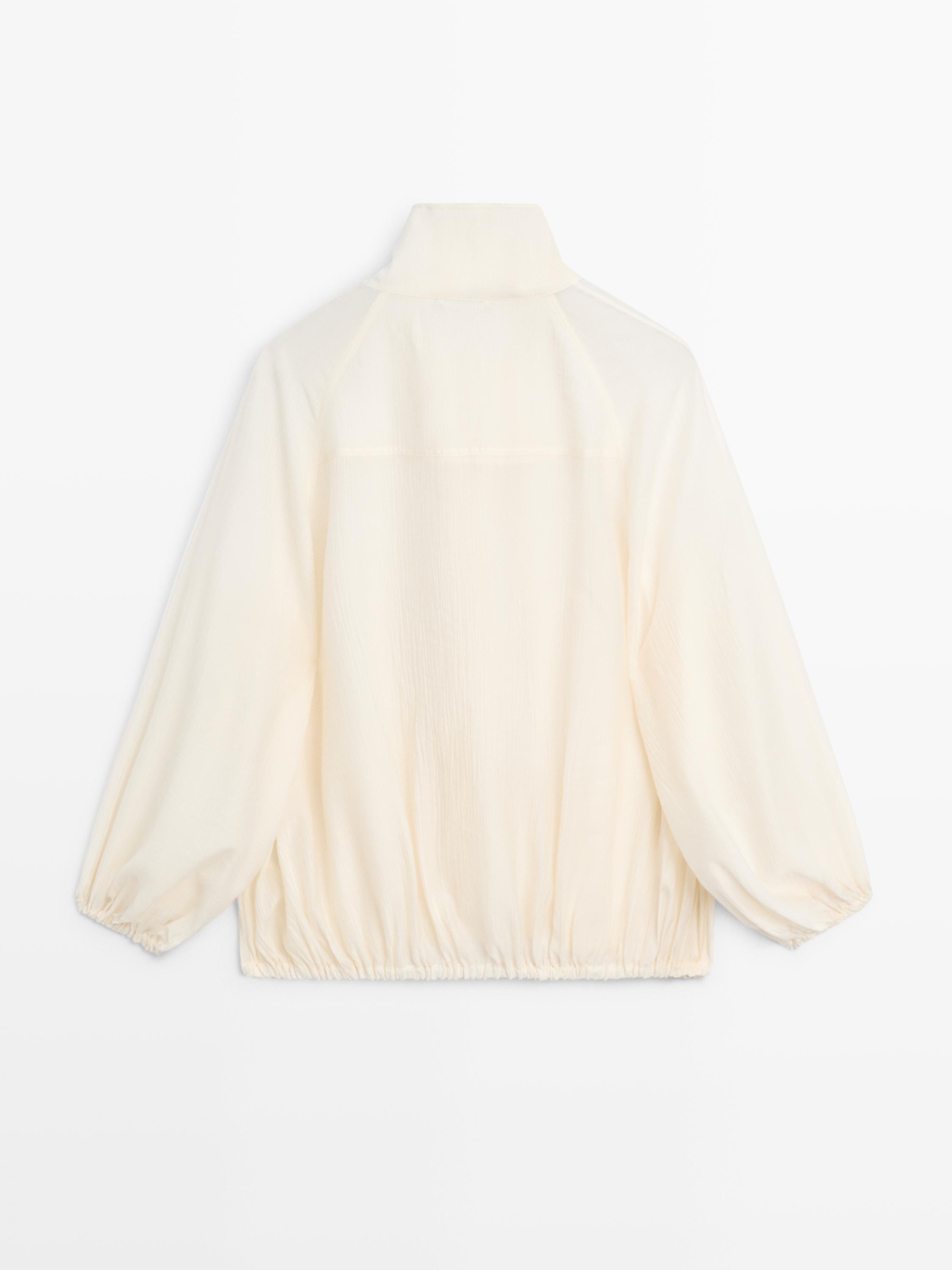 Veste bomber transparente