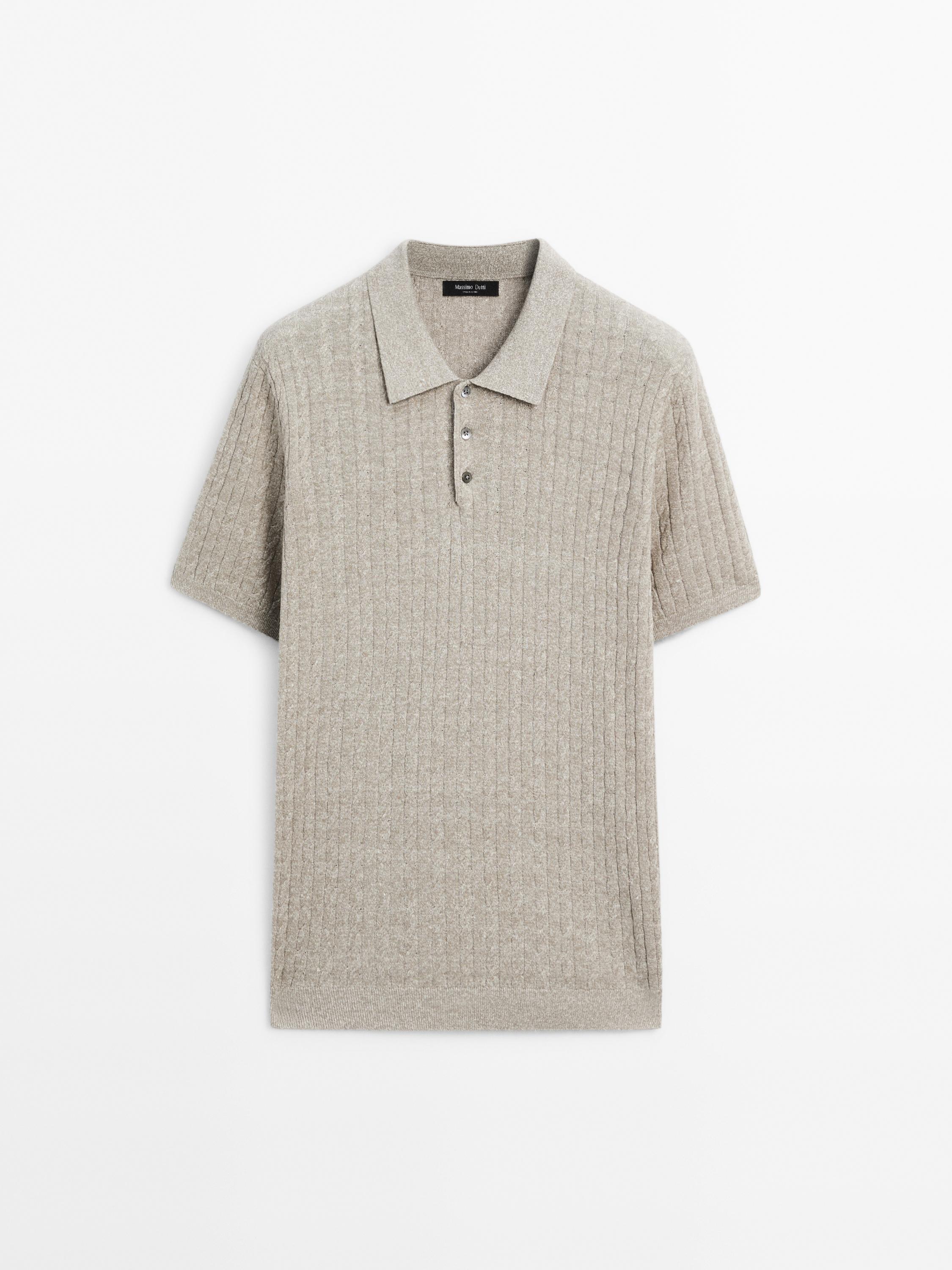 Jersey polo punto con algodón