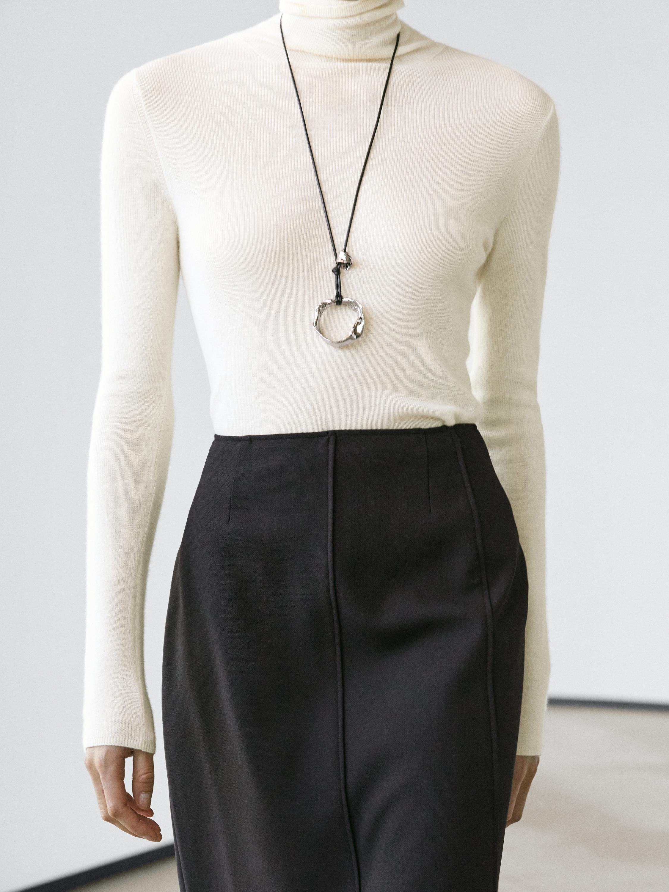 Midi gona zuzena, irekidurarekin, artilearekin