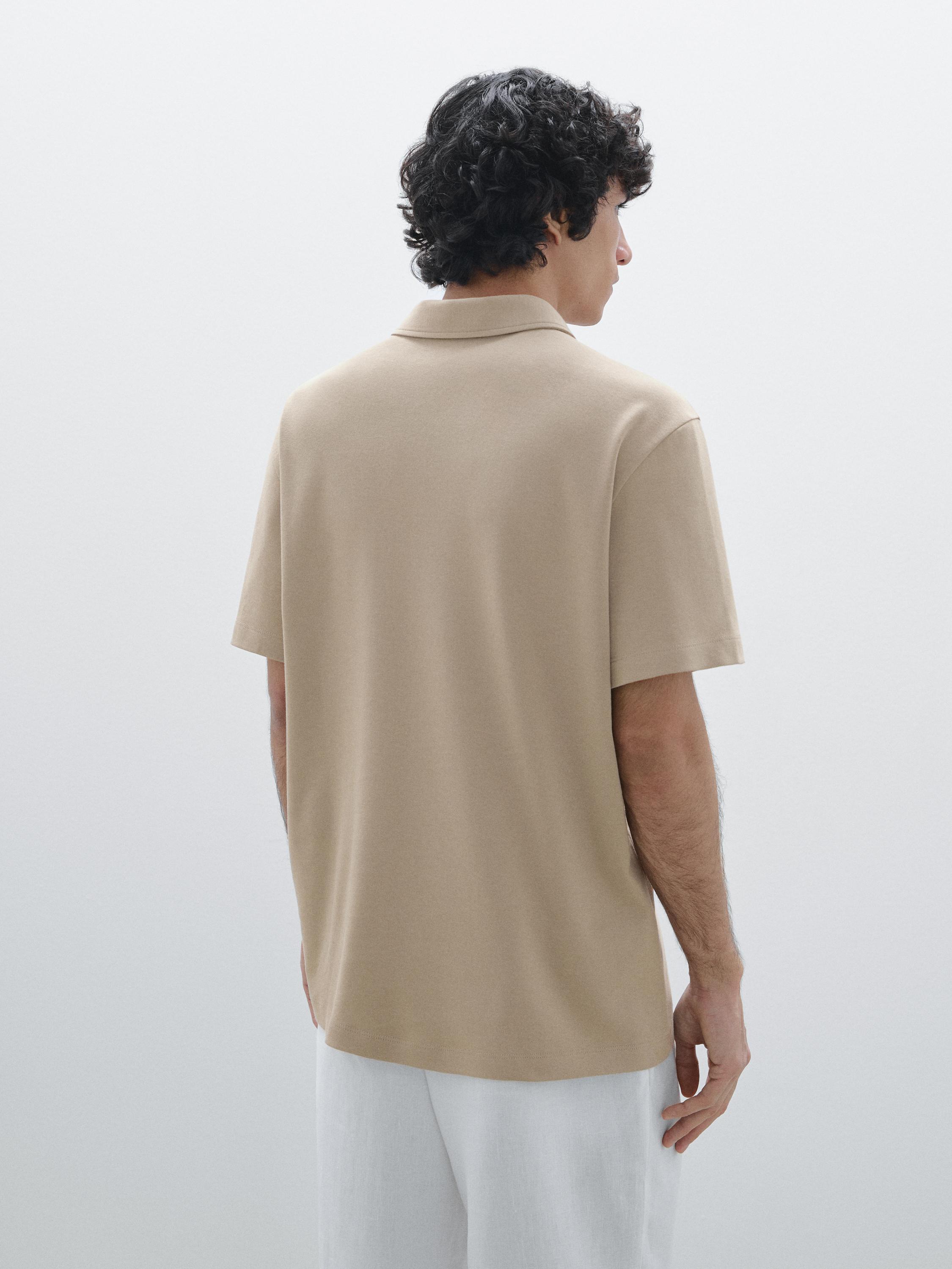 100% cotton short sleeve polo shirt