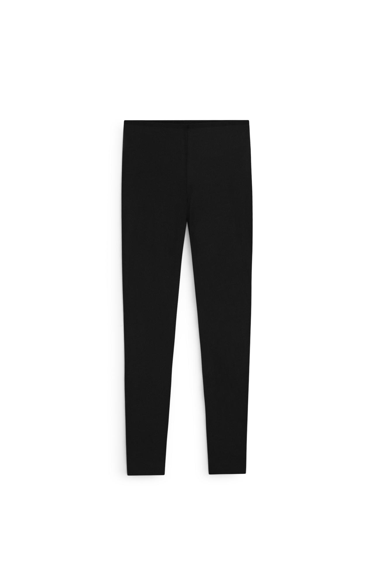 100% silk legging pants - LIMITED EDITION — BLACK