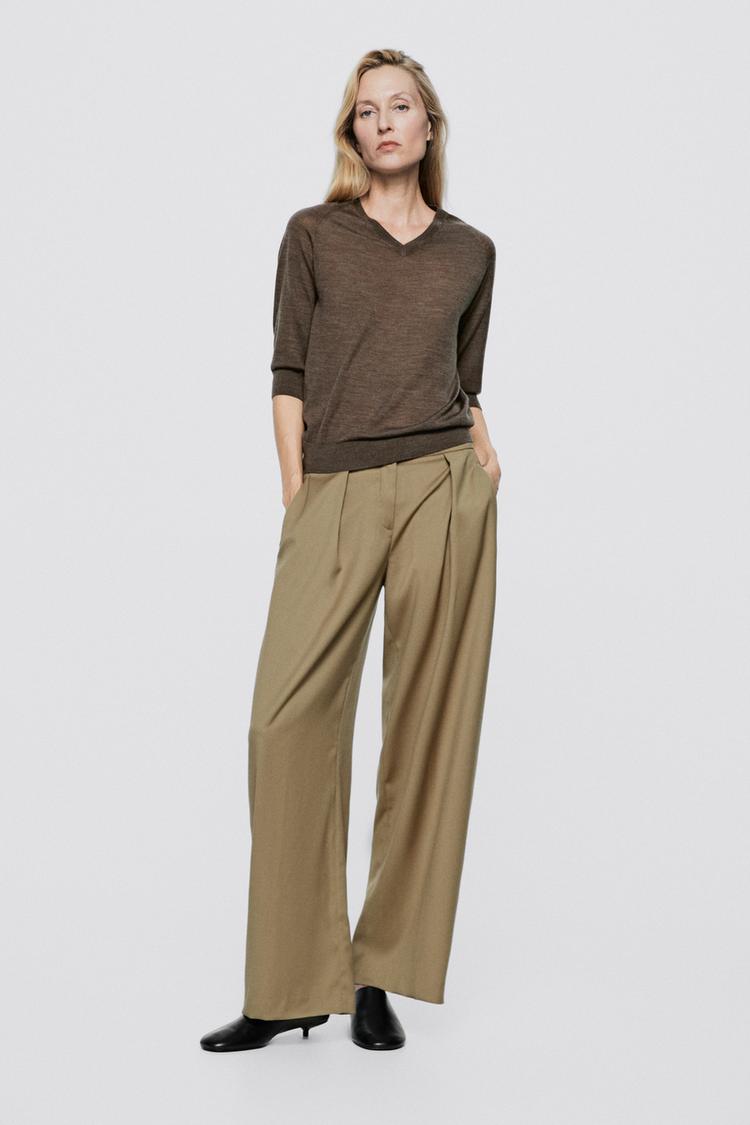 100% wool knit sweater - LIMITED EDITION — BROWN