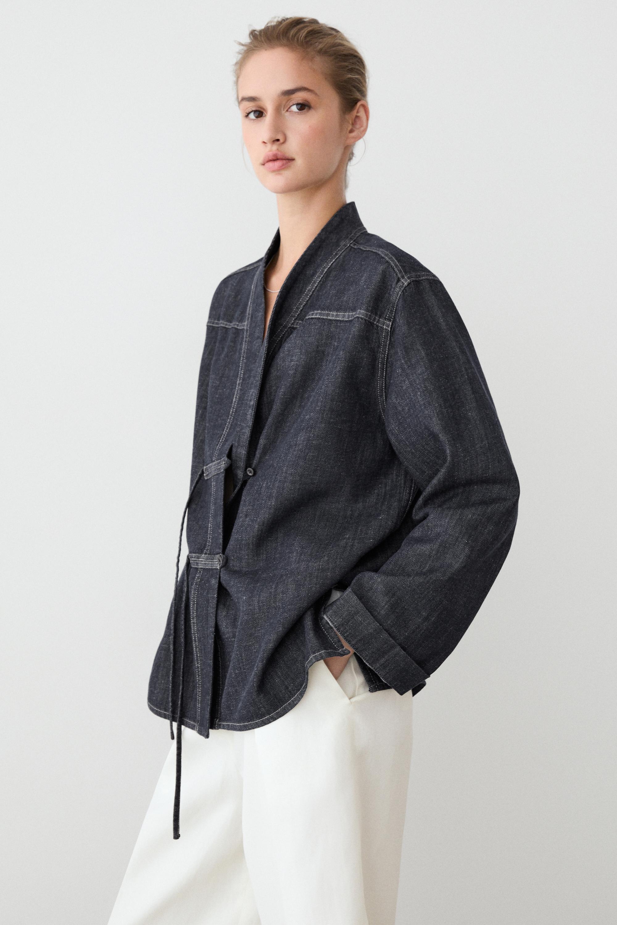 Sobrecamisa denim total look