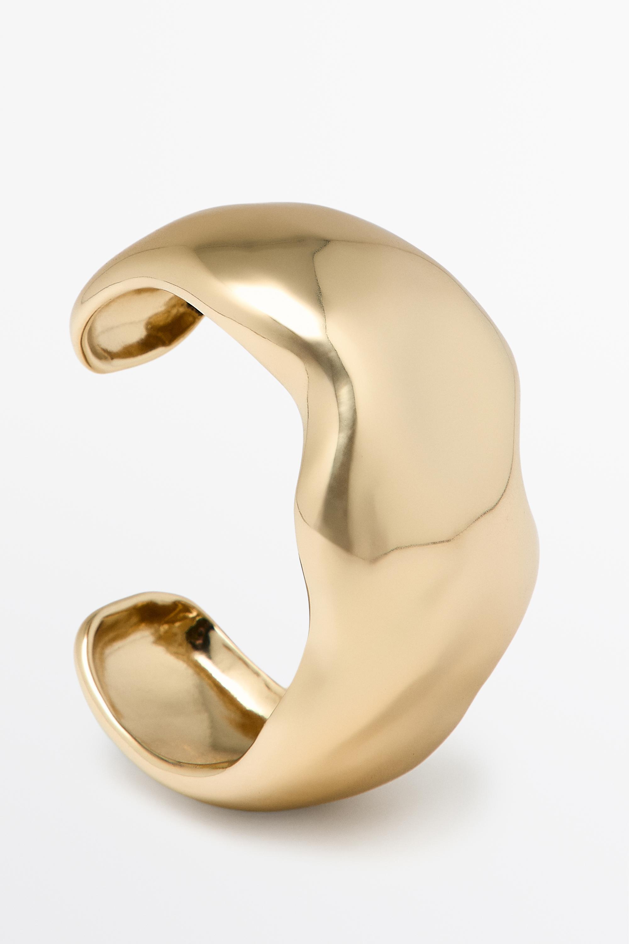Cloud wide bracelet — GOLDEN