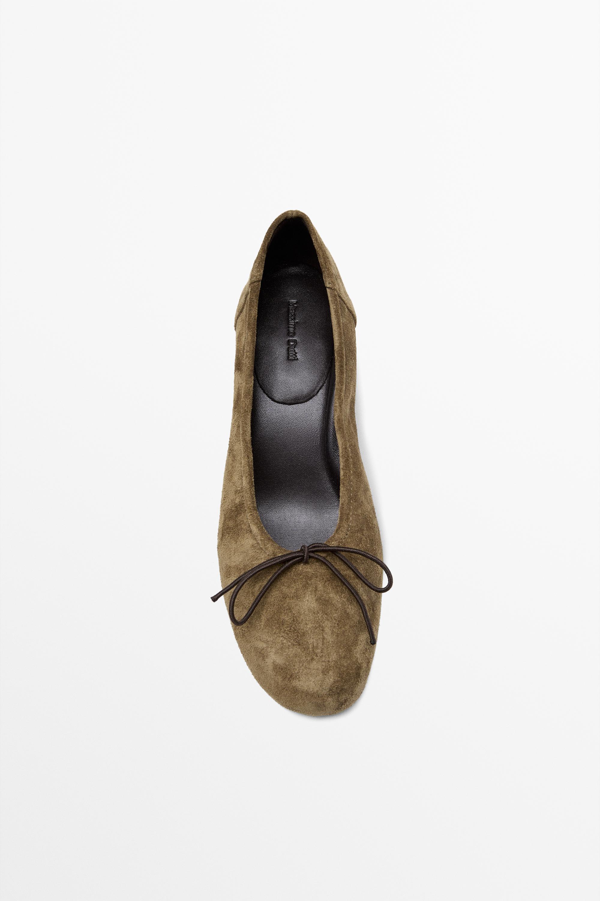 High-heel ballerinas — CAMEL