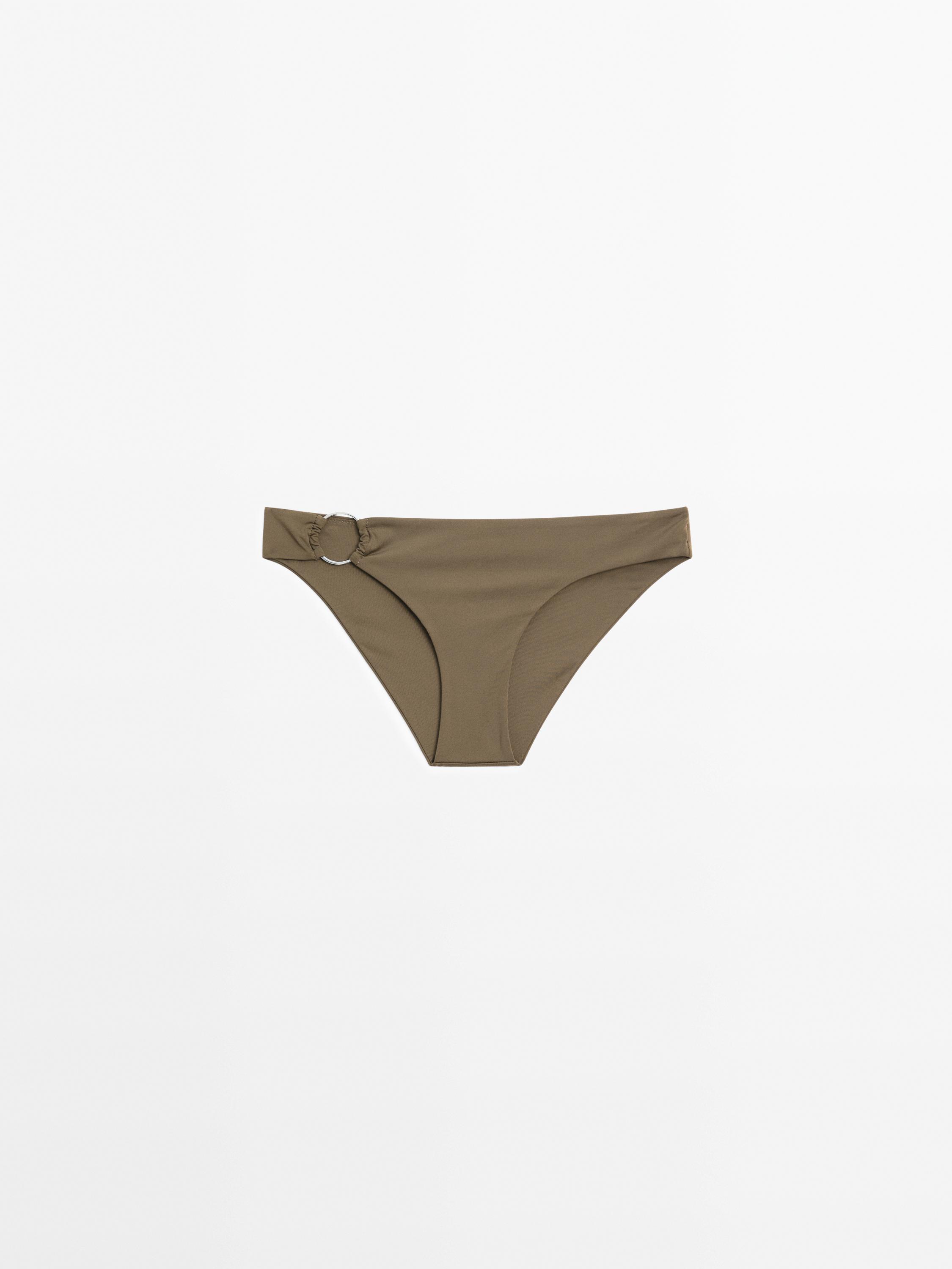 Bikini bottoms with ring detail
