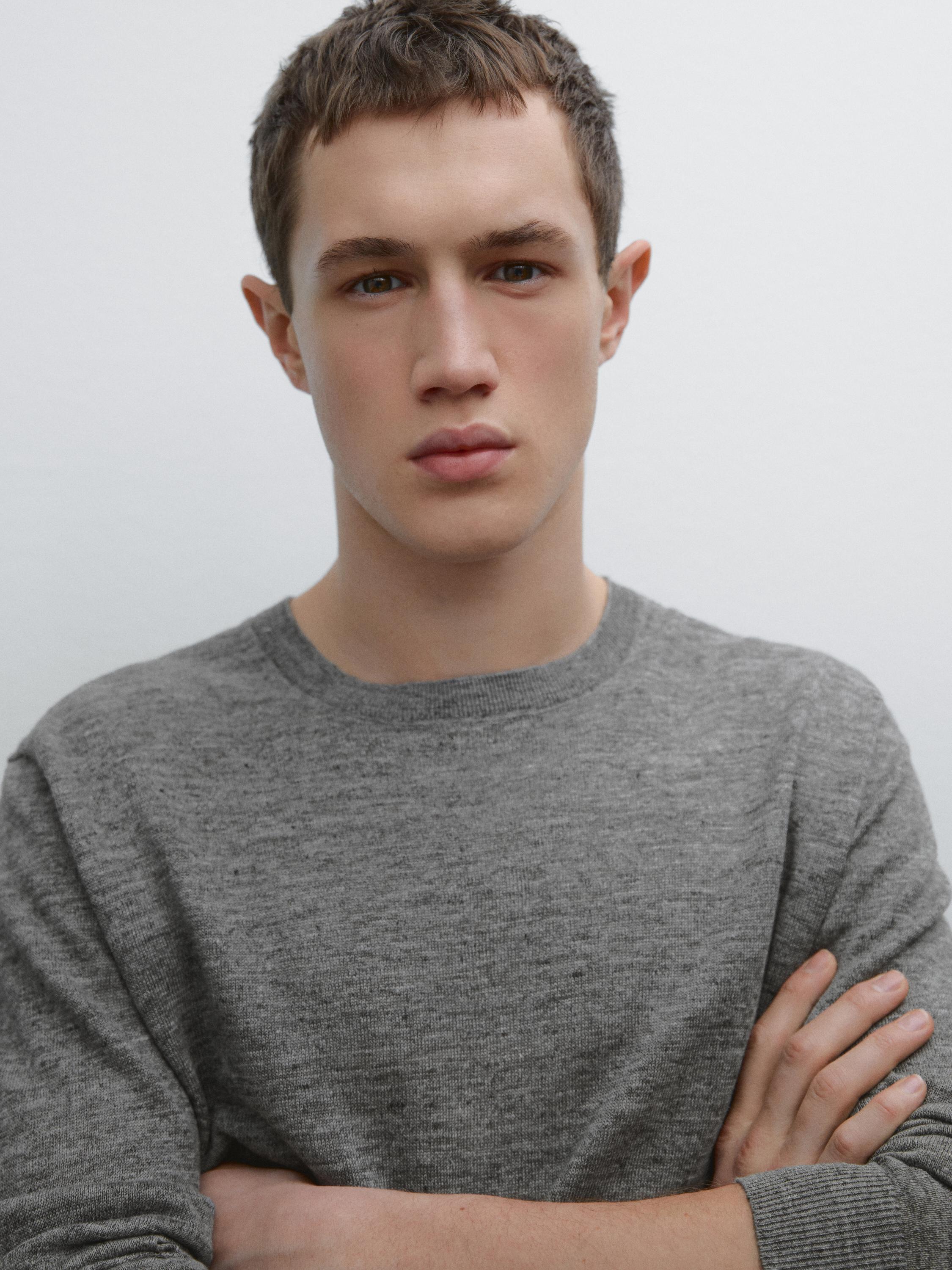 سويتر بحياكة مولينيه كتان 100%