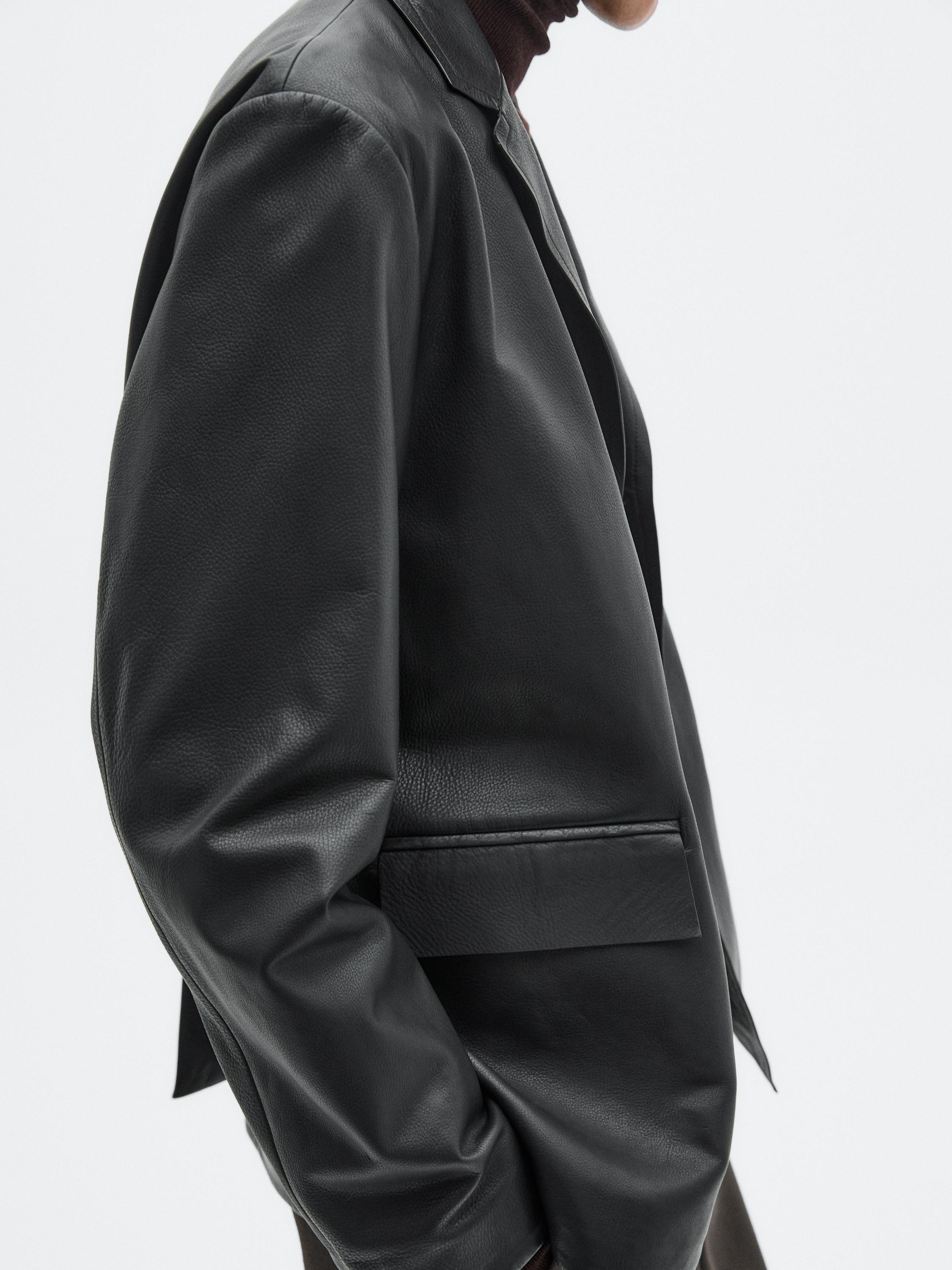 Blazer aus Nappaleder - LIMITED