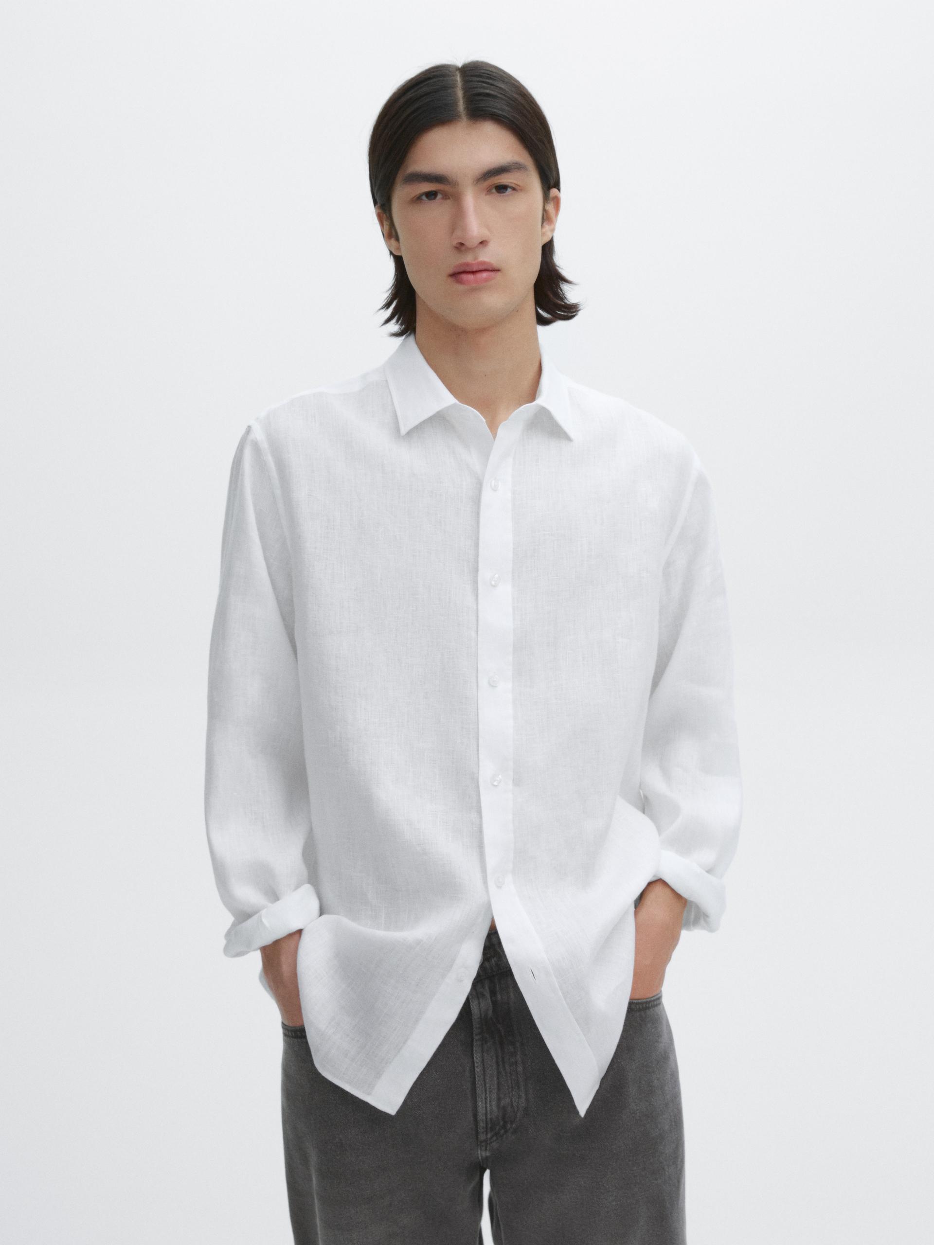 Camisas de linho de Homem - Massimo Dutti - PT