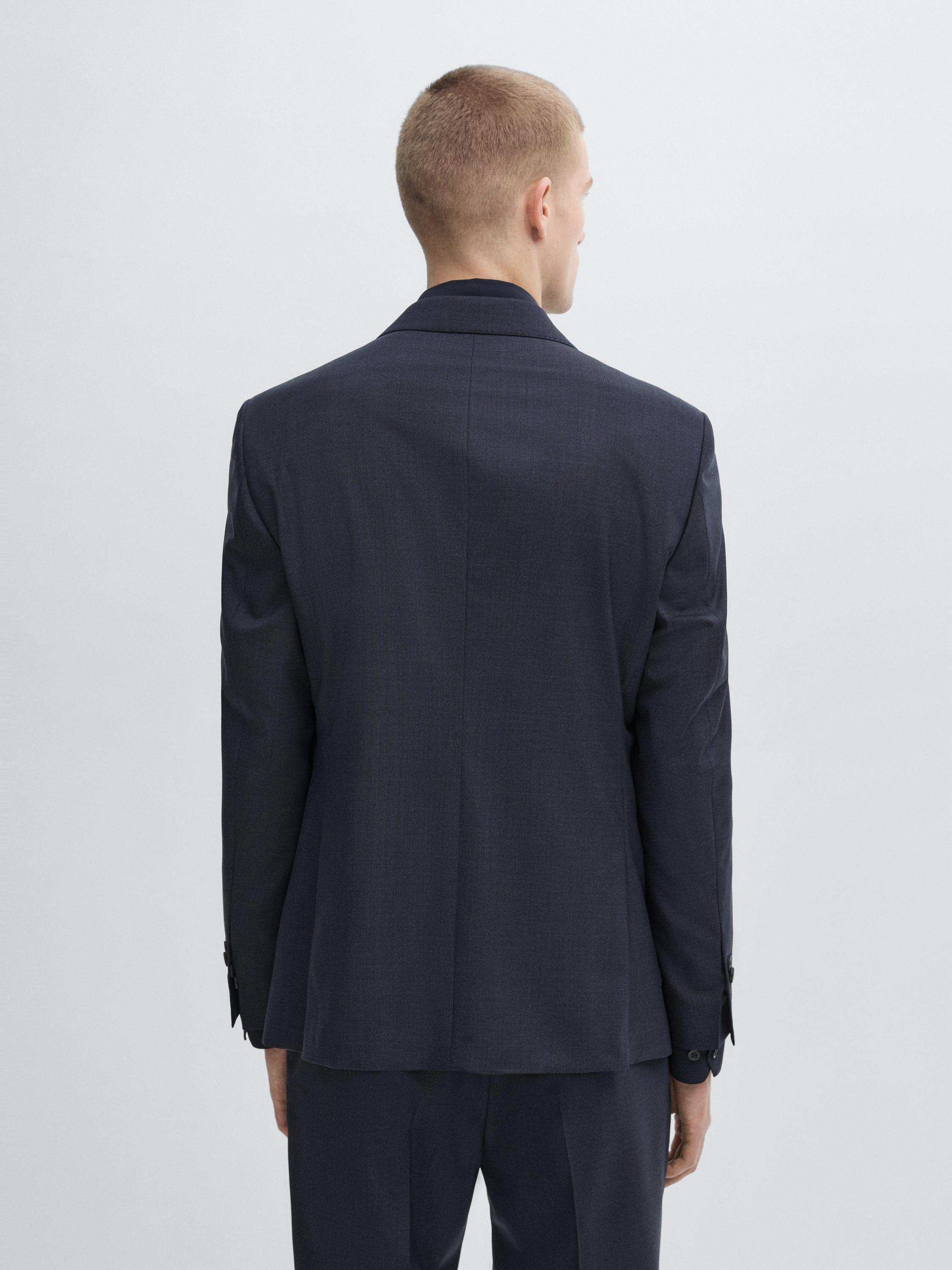 100% wool suit blazer