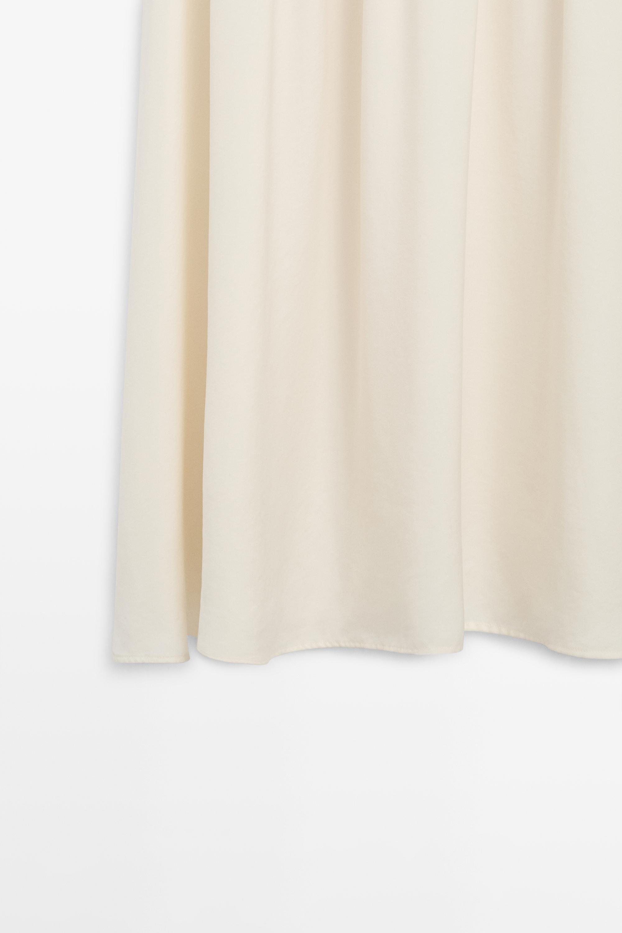 Matching knit midi dress — CREAM