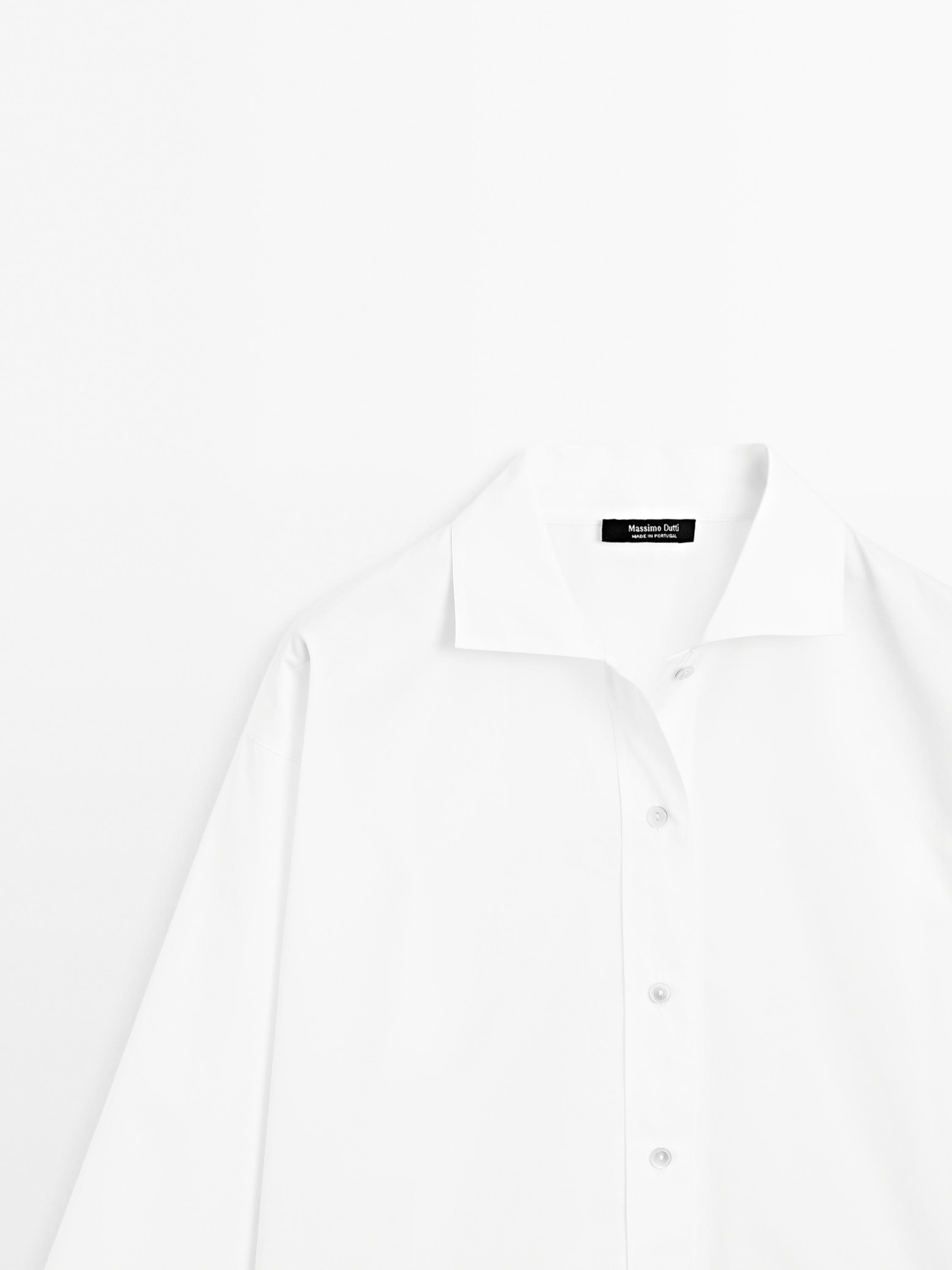100% cotton poplin shirt