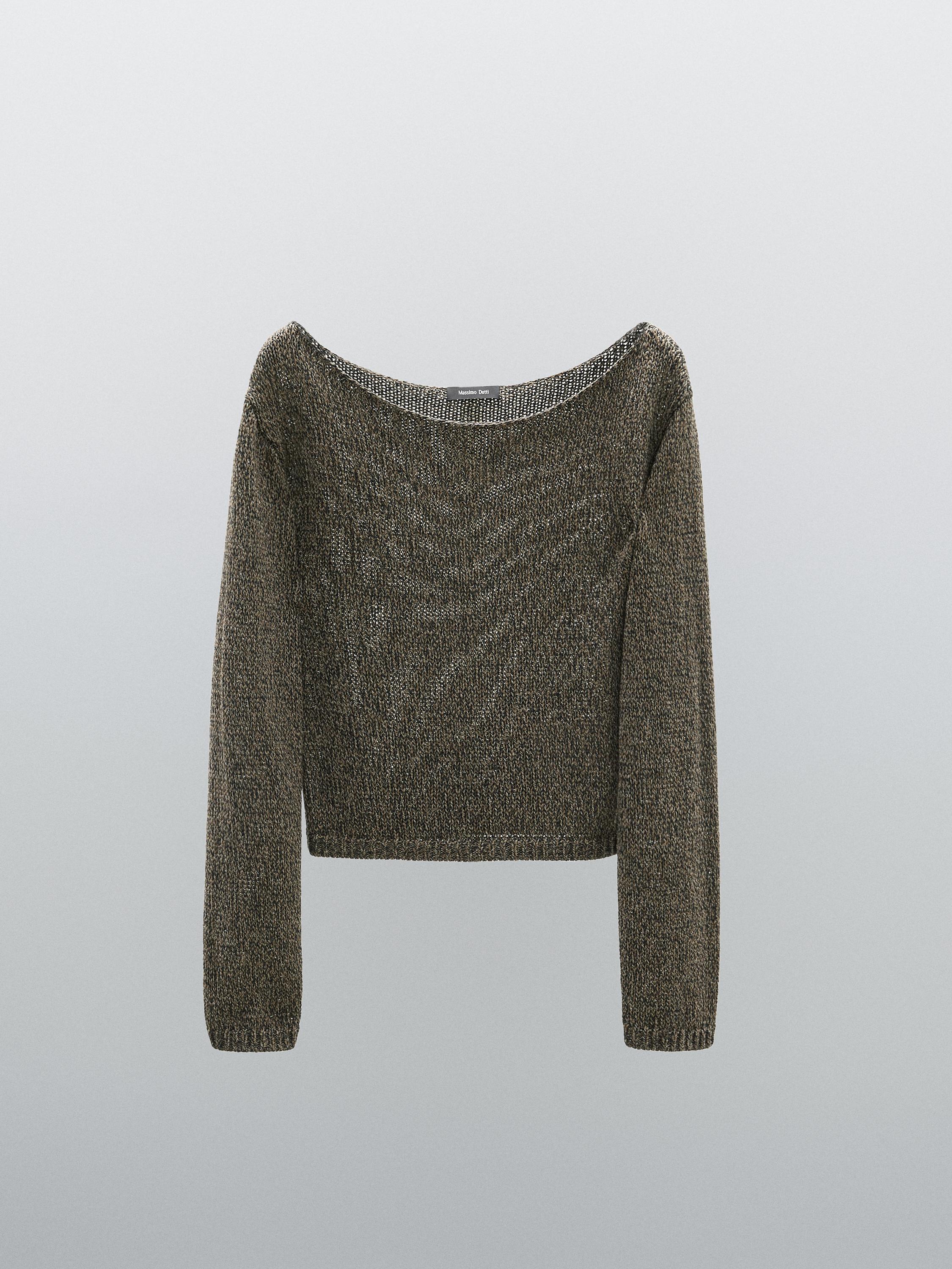 Pulover din tricot ajurat - studio