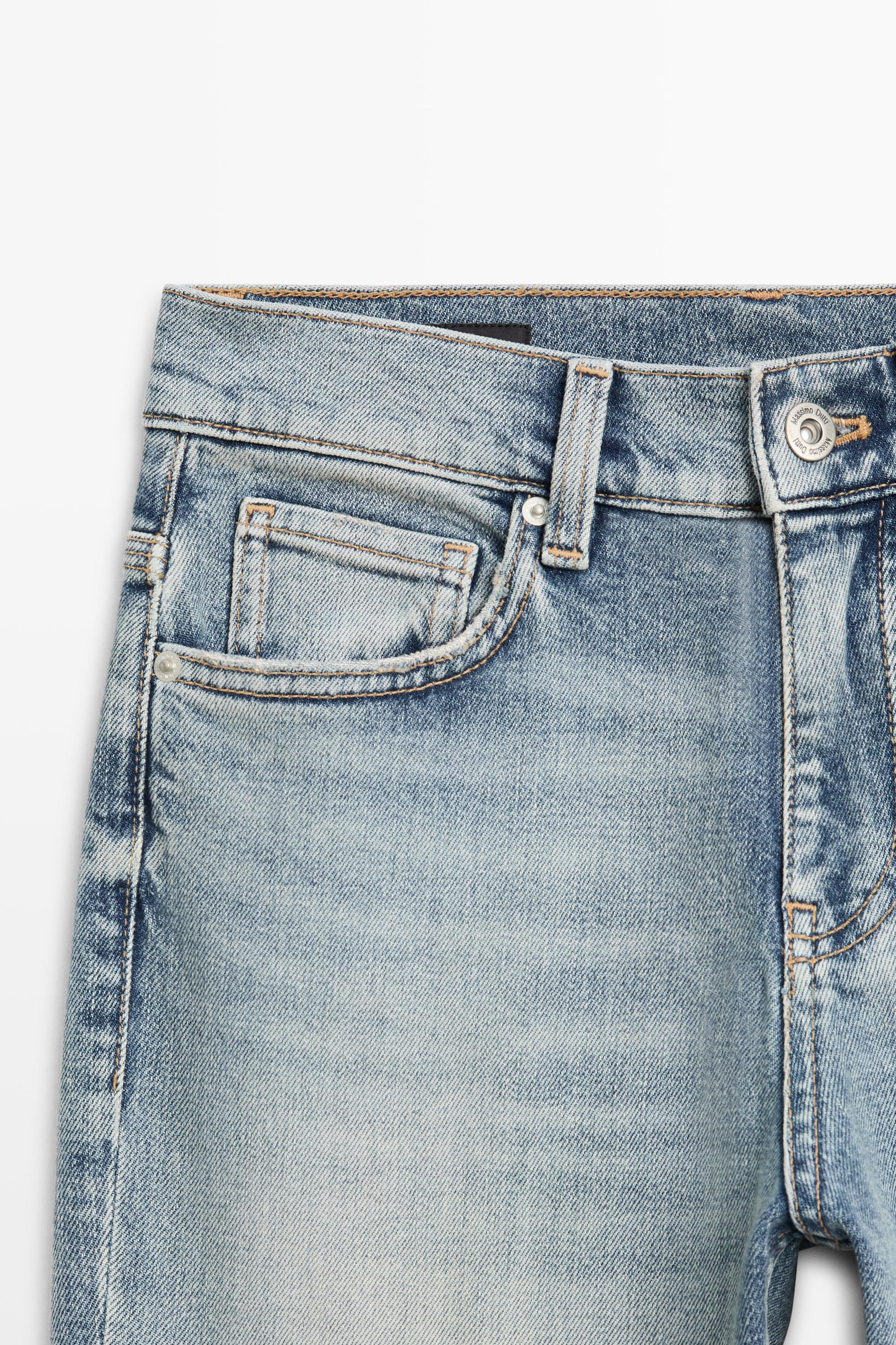 Mid-waist flare fit jeans — Light Blue