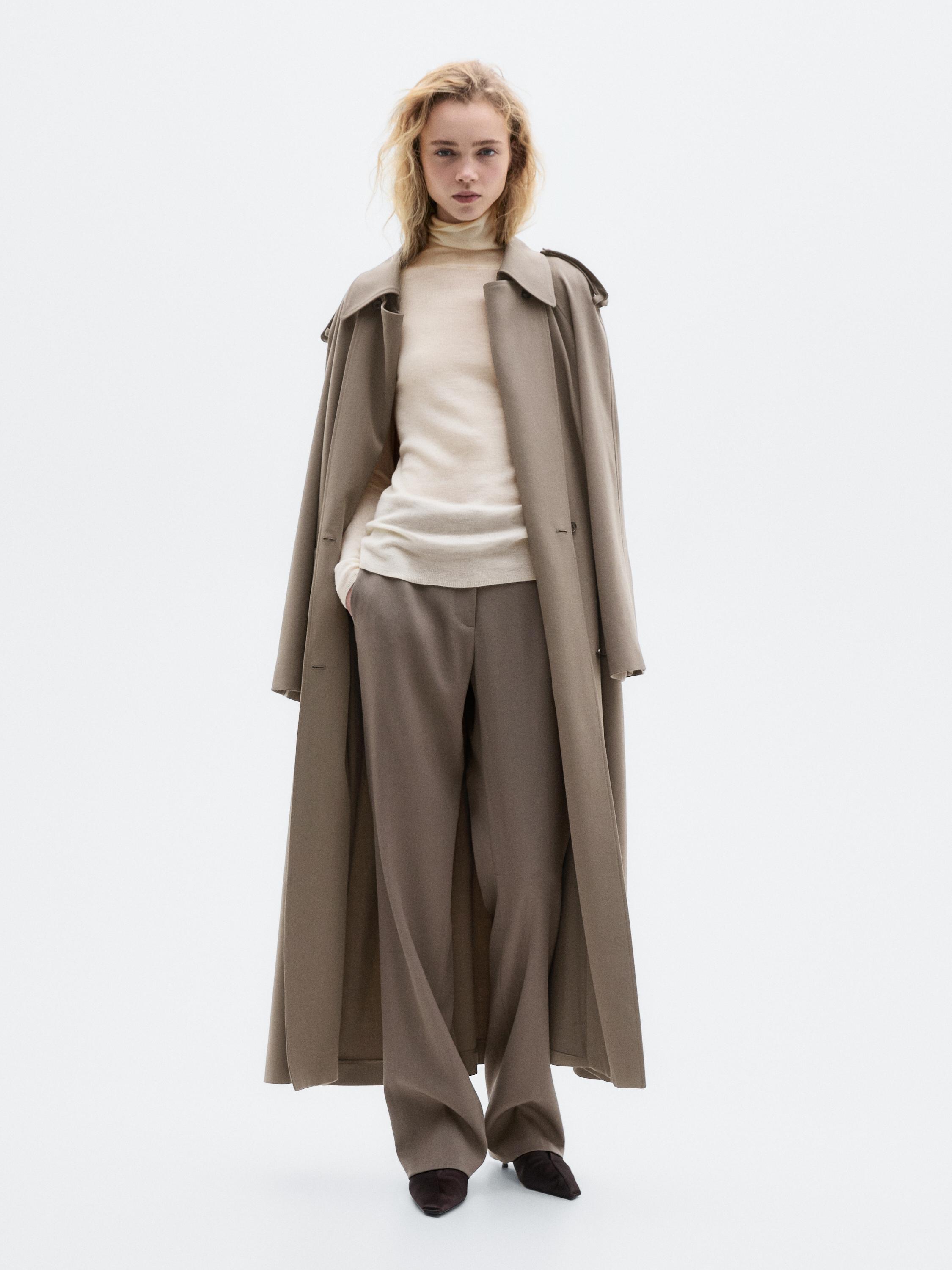 Knit 100% cashmere high neck sweater - LIMITED