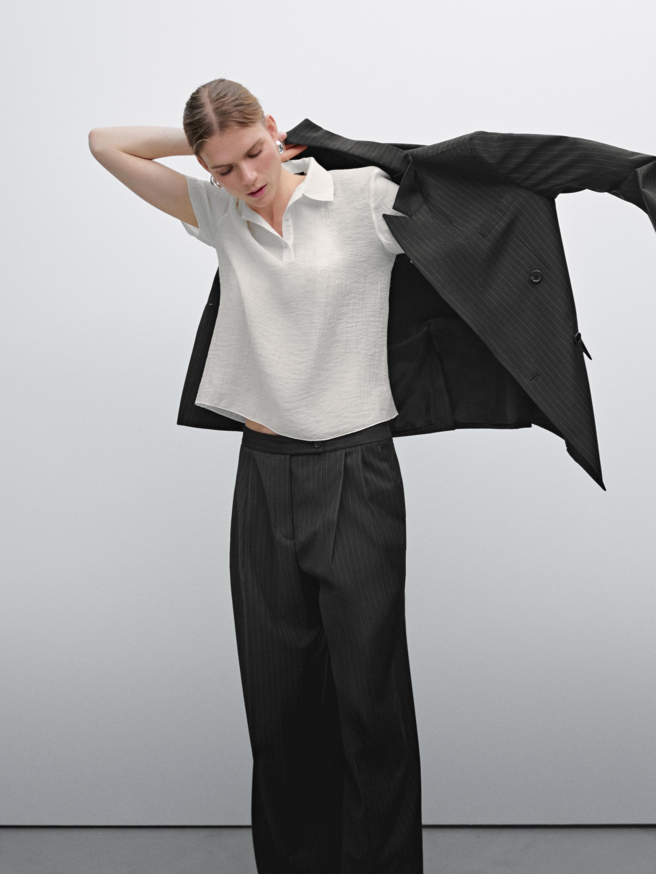 Polo fluido com transparência