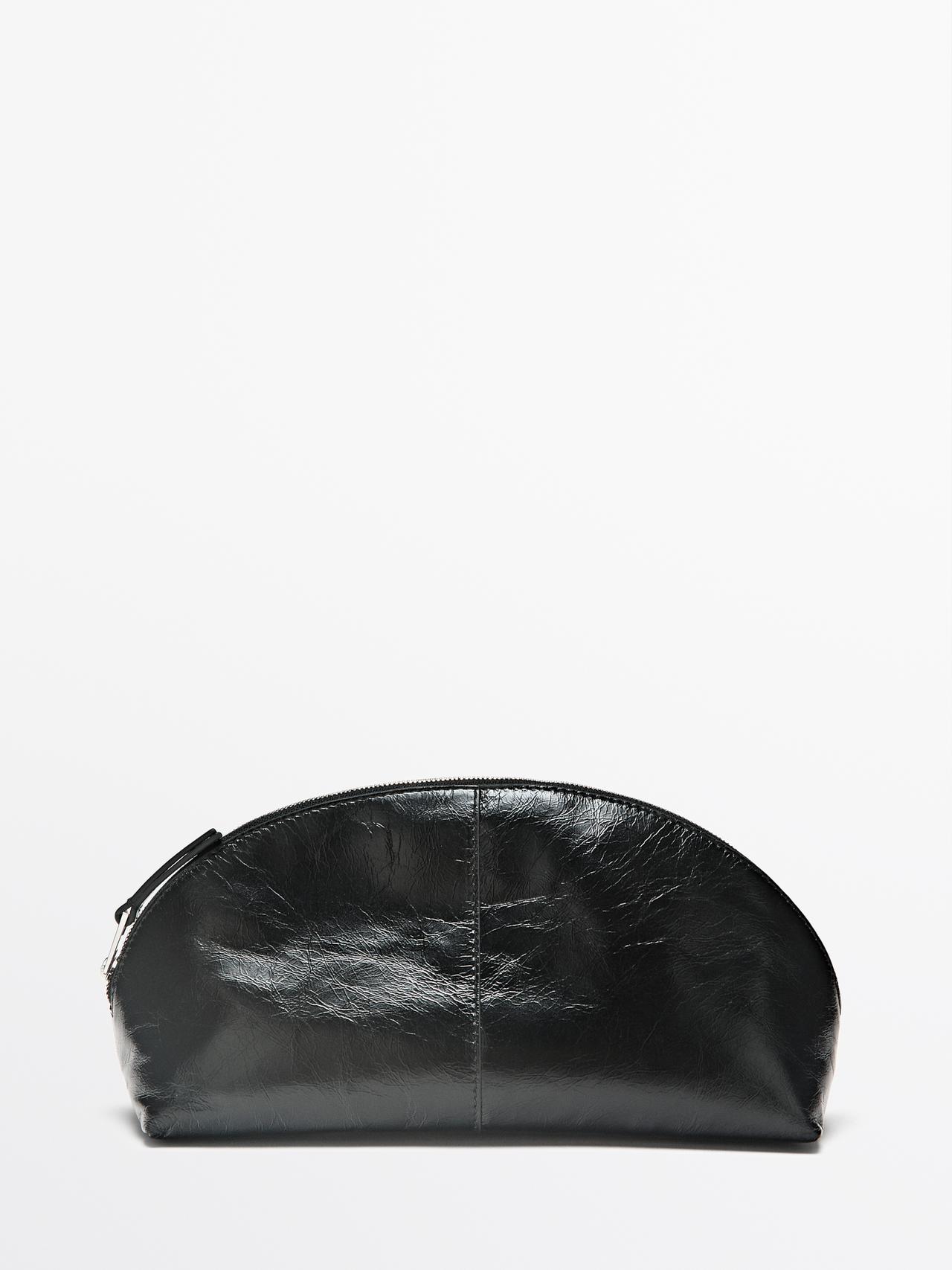 Neceser Piel Napa - Negro - 01 - Massimo Dutti - Mujer