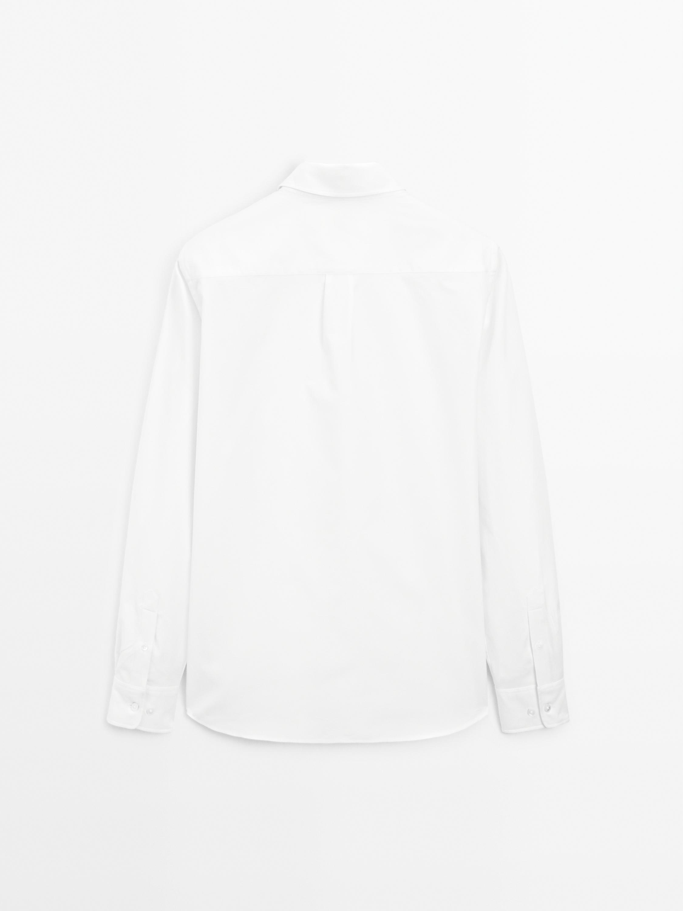 Regular fit 100% cotton shirt