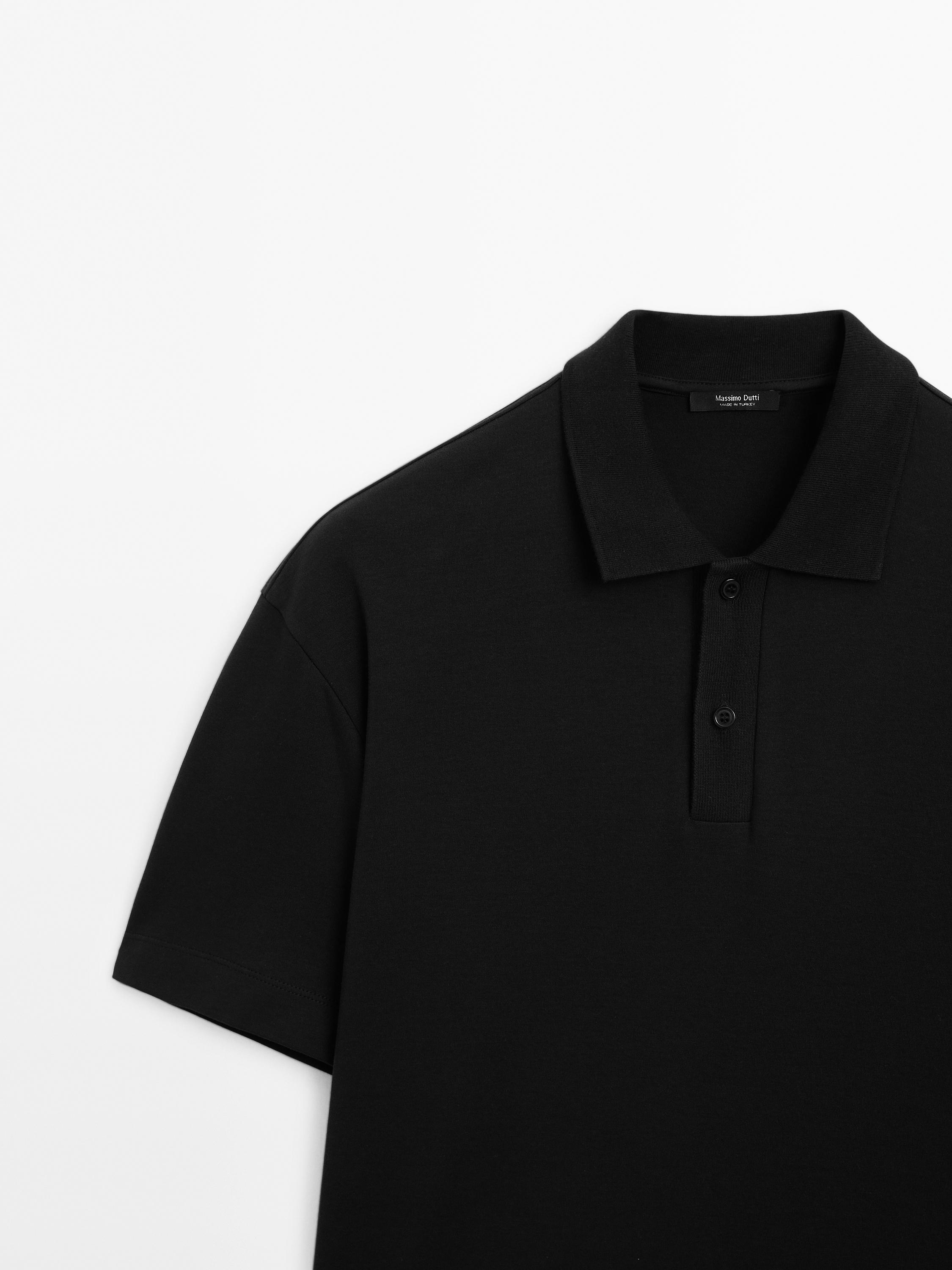 100% cotton short sleeve polo sweater