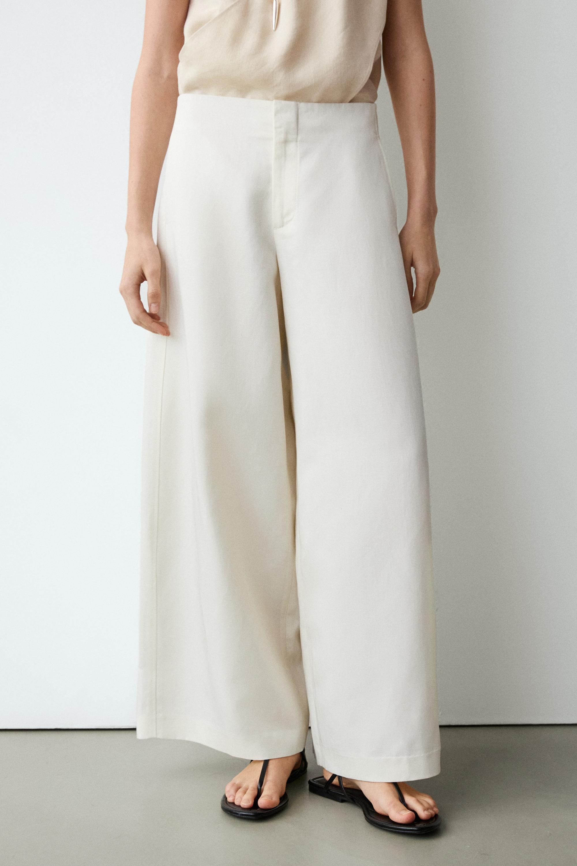 Pantalons fluids barrel fit