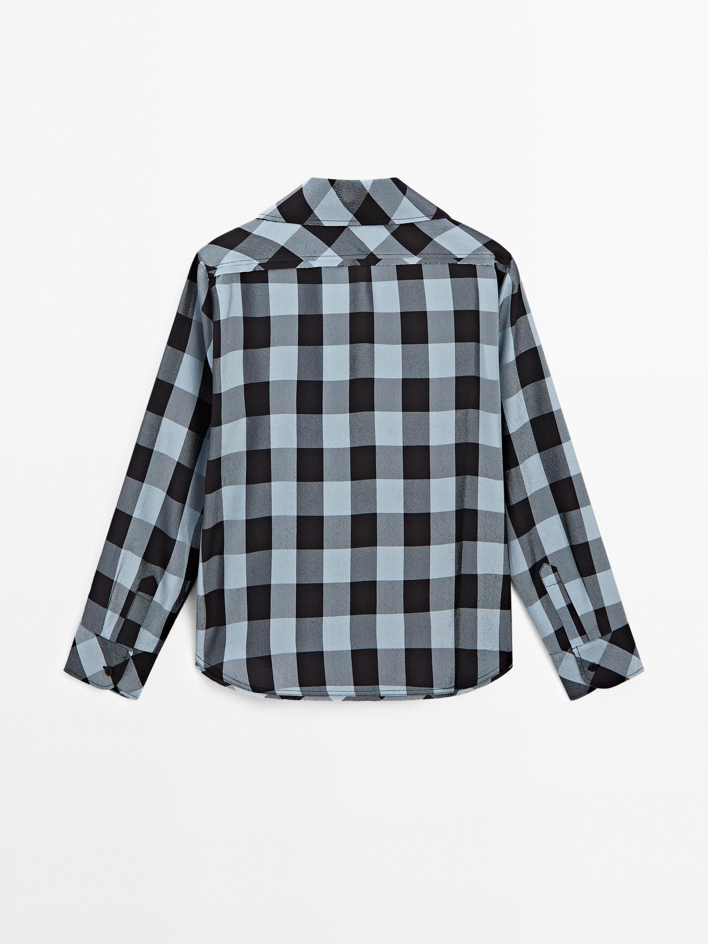 Flowing check shirt
