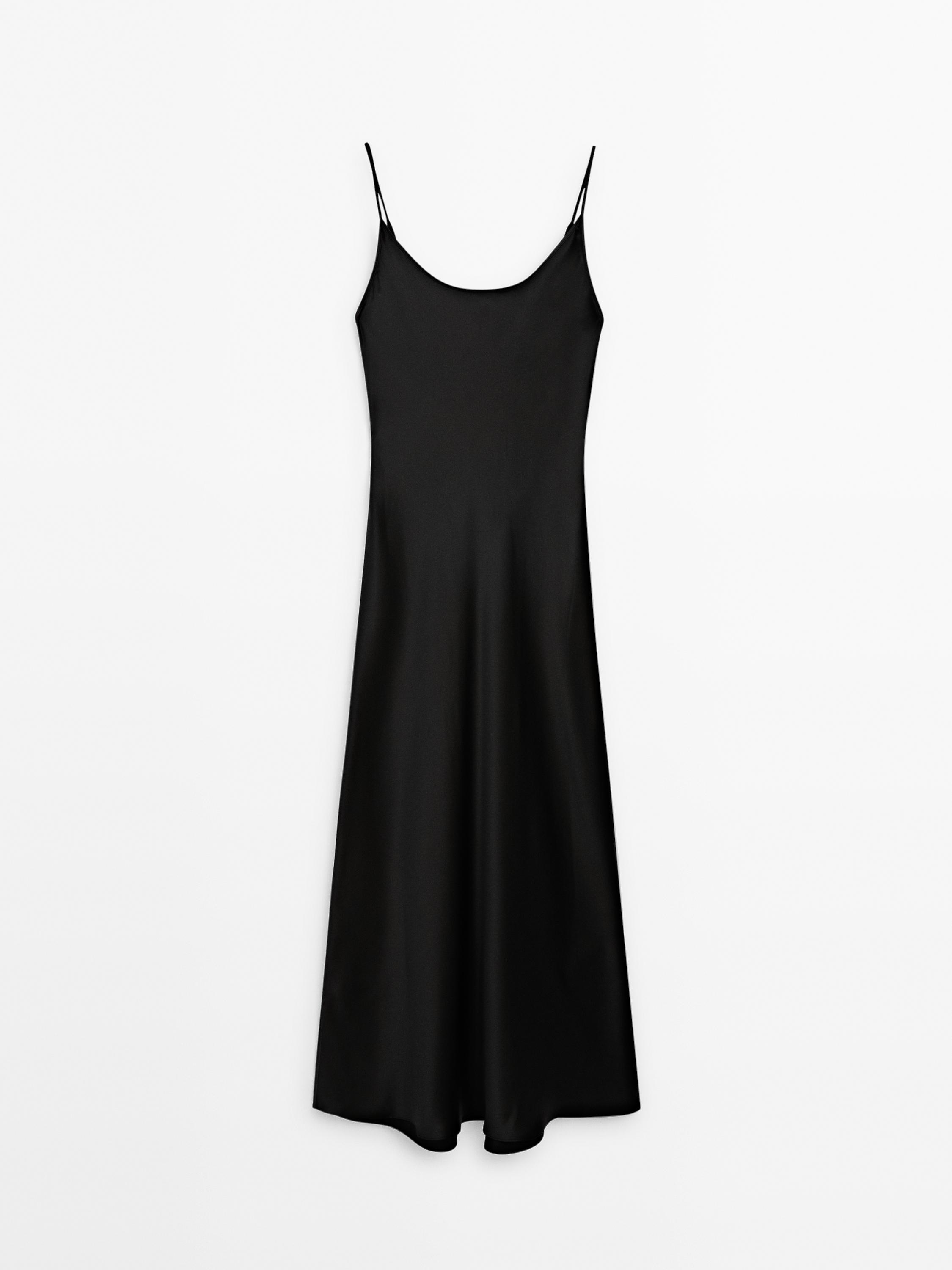 100% silk slip midi dress - Limited Edition