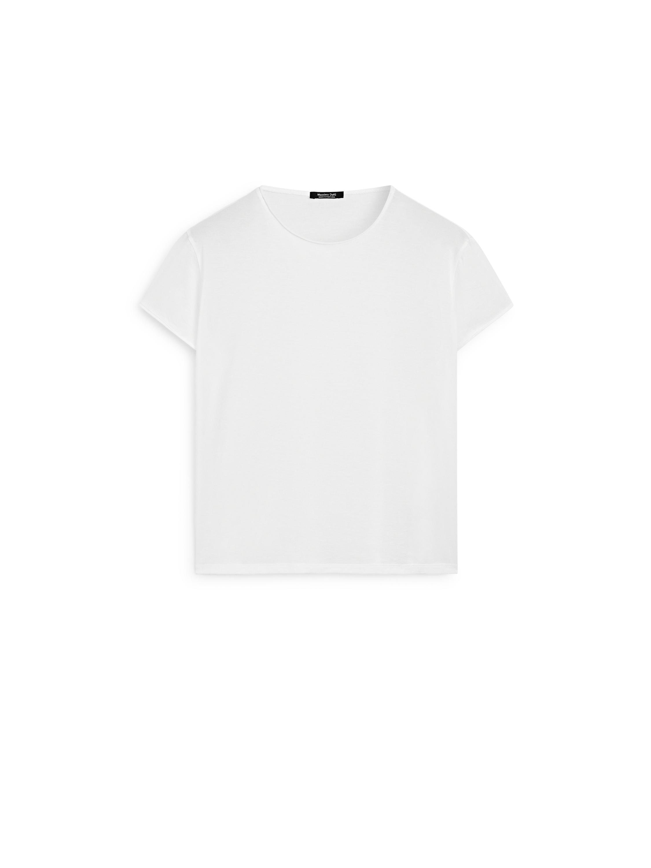 ◆Massimo Dutti◆ 100% cotton short sleeve t-shirt 100% cotton short sleeve T-shirt · Mole Brown · Circular