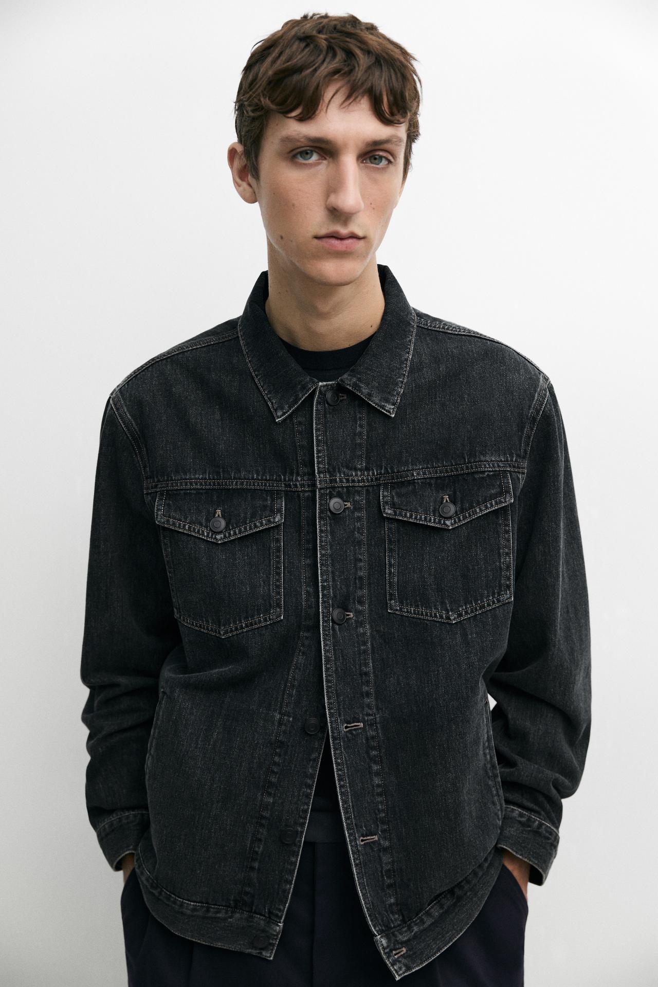 Regular Fit Cotton Denim Jacket — INDIGO