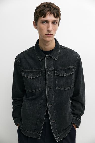 Regular Fit Cotton Denim Jacket — INDIGO 3