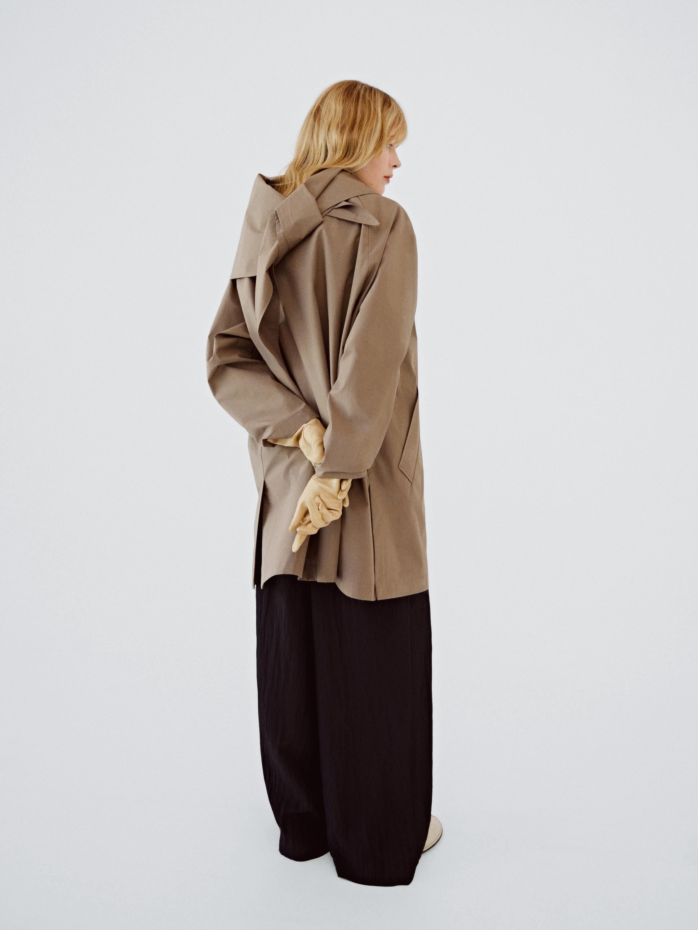 Trench foulard amovible