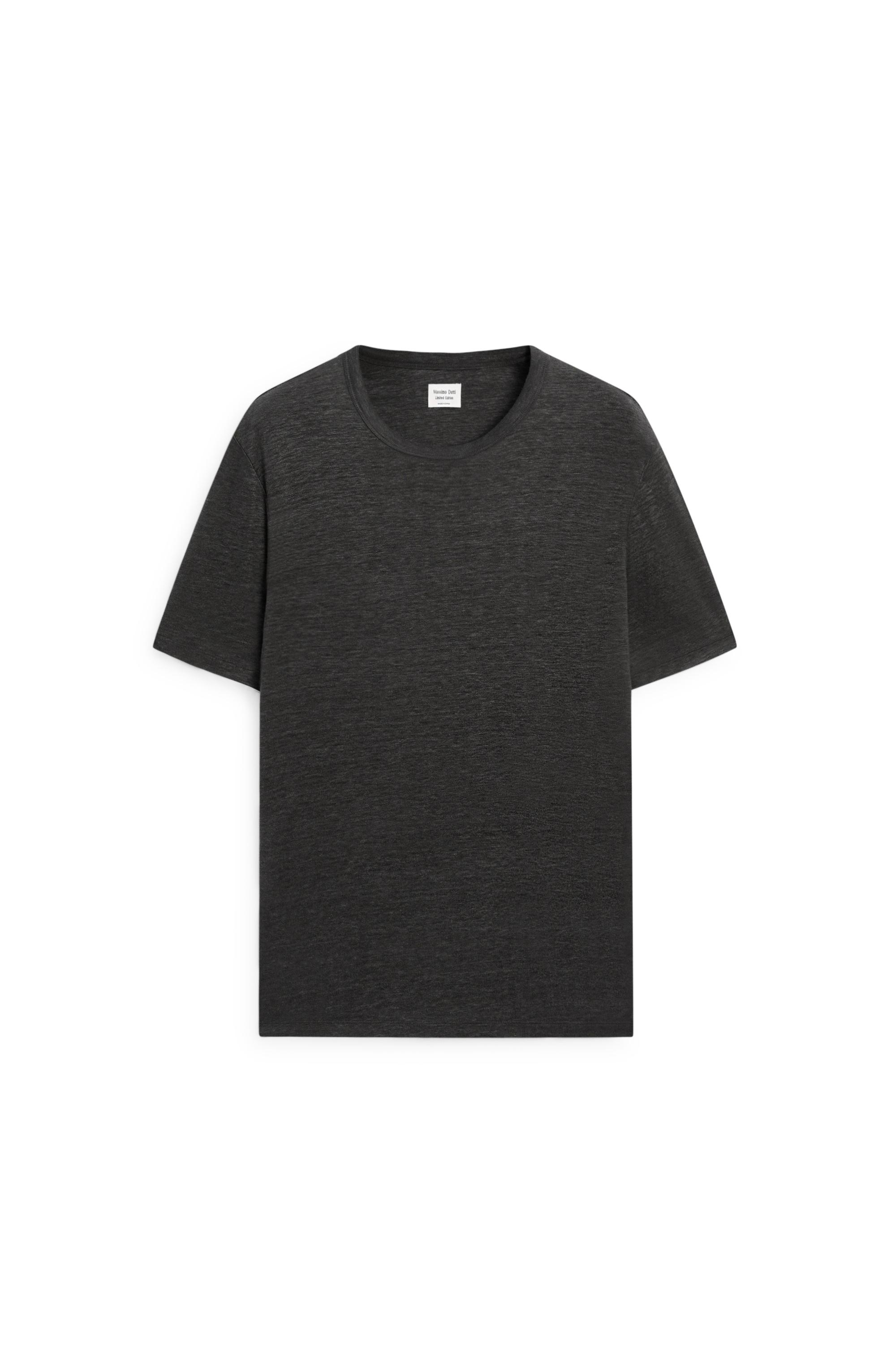 100% linen short sleeve T-shirt - LIMITED EDITION — LEAD