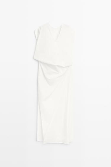 Asymmetric Dress - STUDIO — WHITE 6