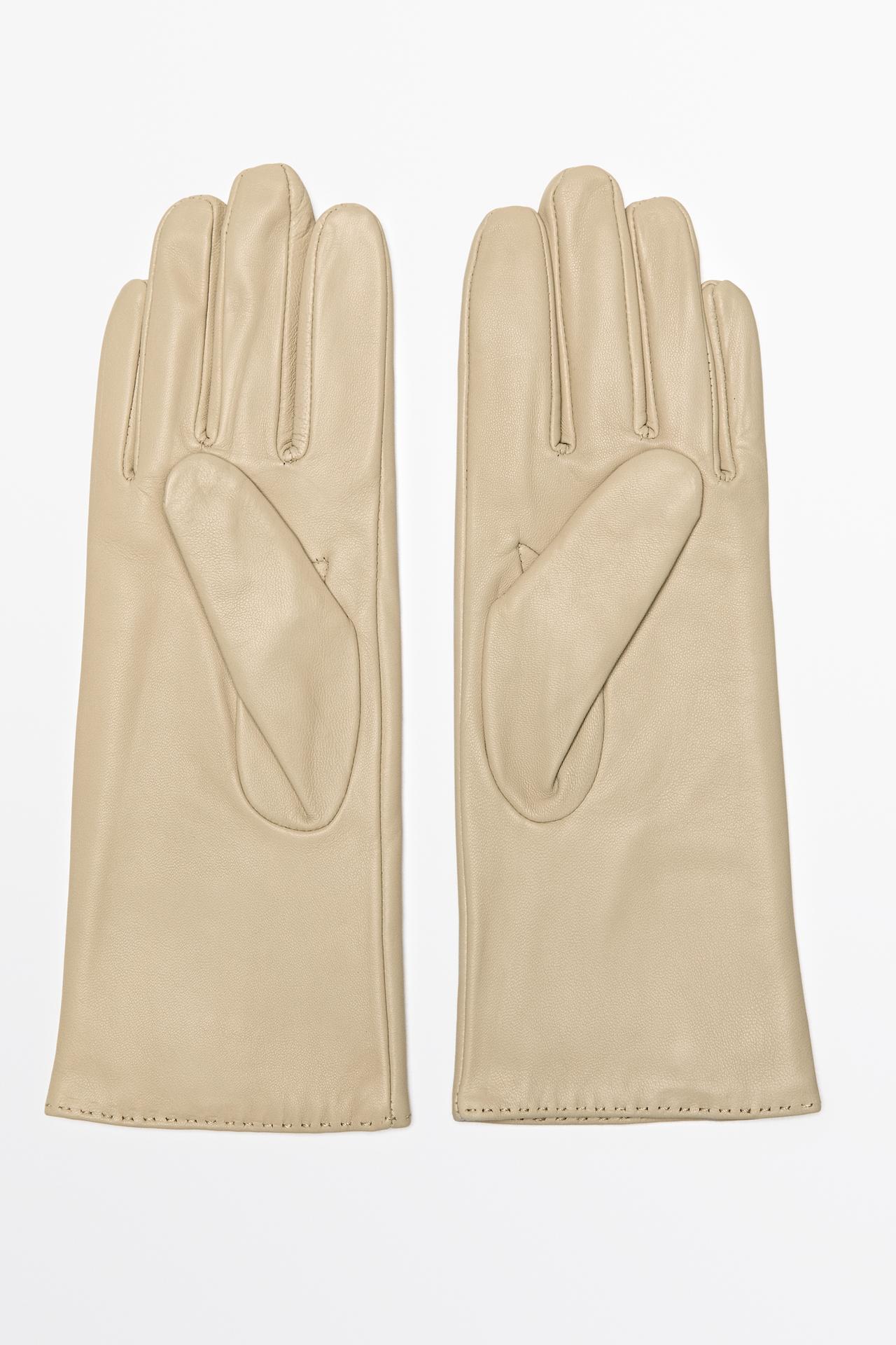 Nappa leather gloves — Vanilla