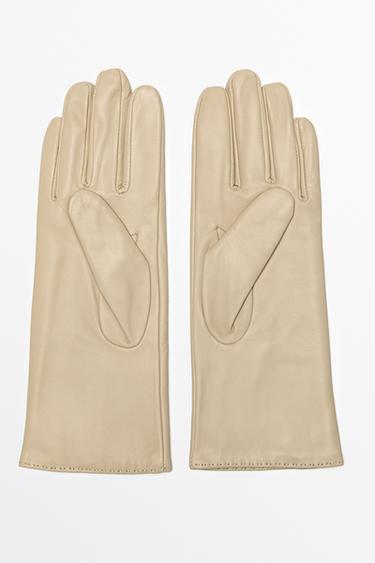 Nappa leather gloves — Vanilla 2