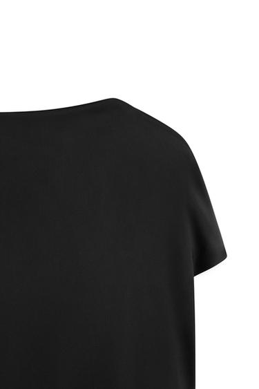 Satin top with back detail - LIMITED EDITION — BLACK 6