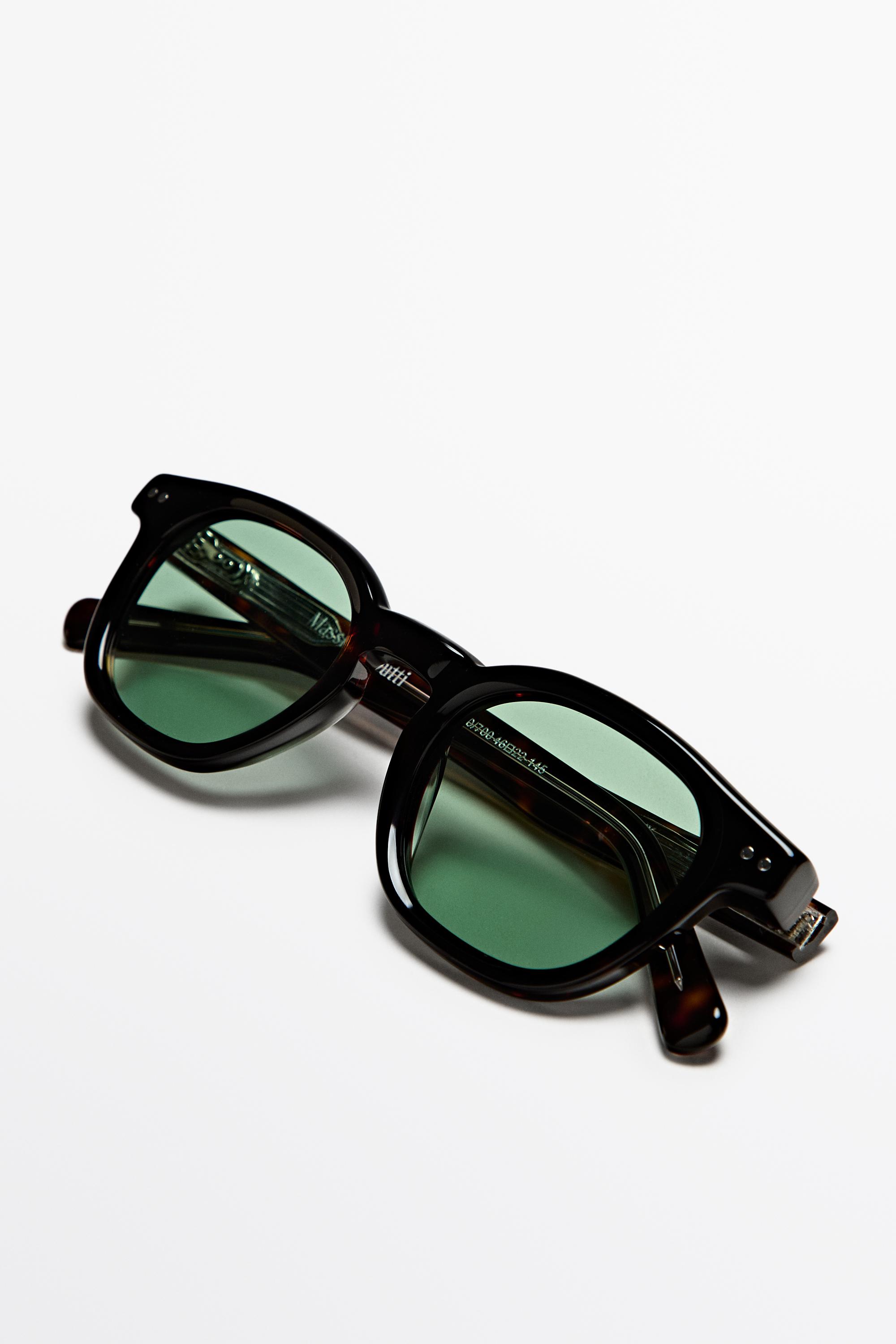 Round sunglasses — BROWN