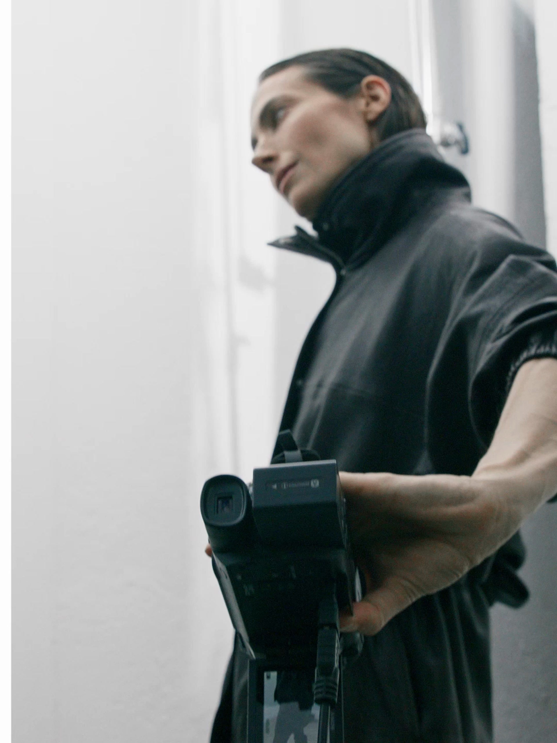 Jacke aus strukturiertem Nappaleder