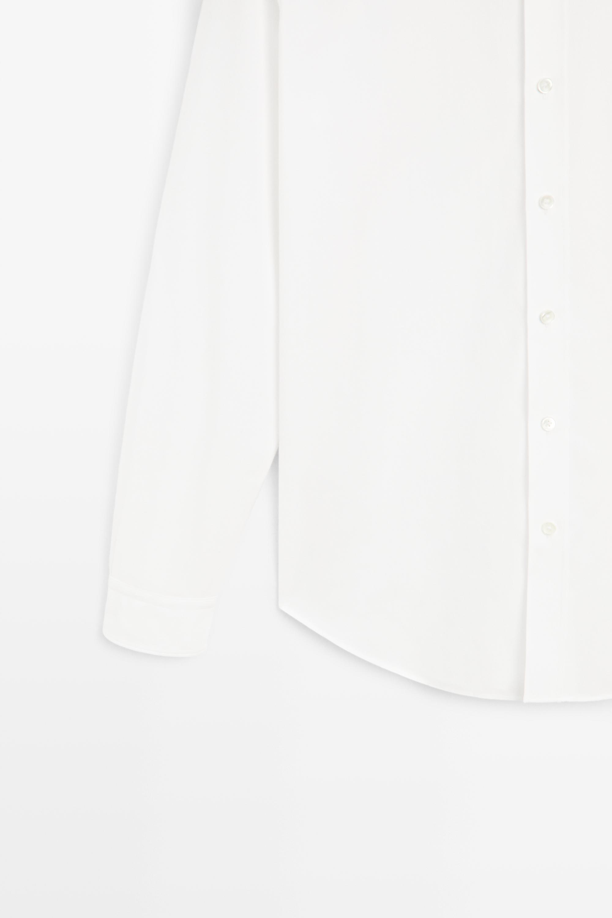 100% cotton melange twill regular fit shirt