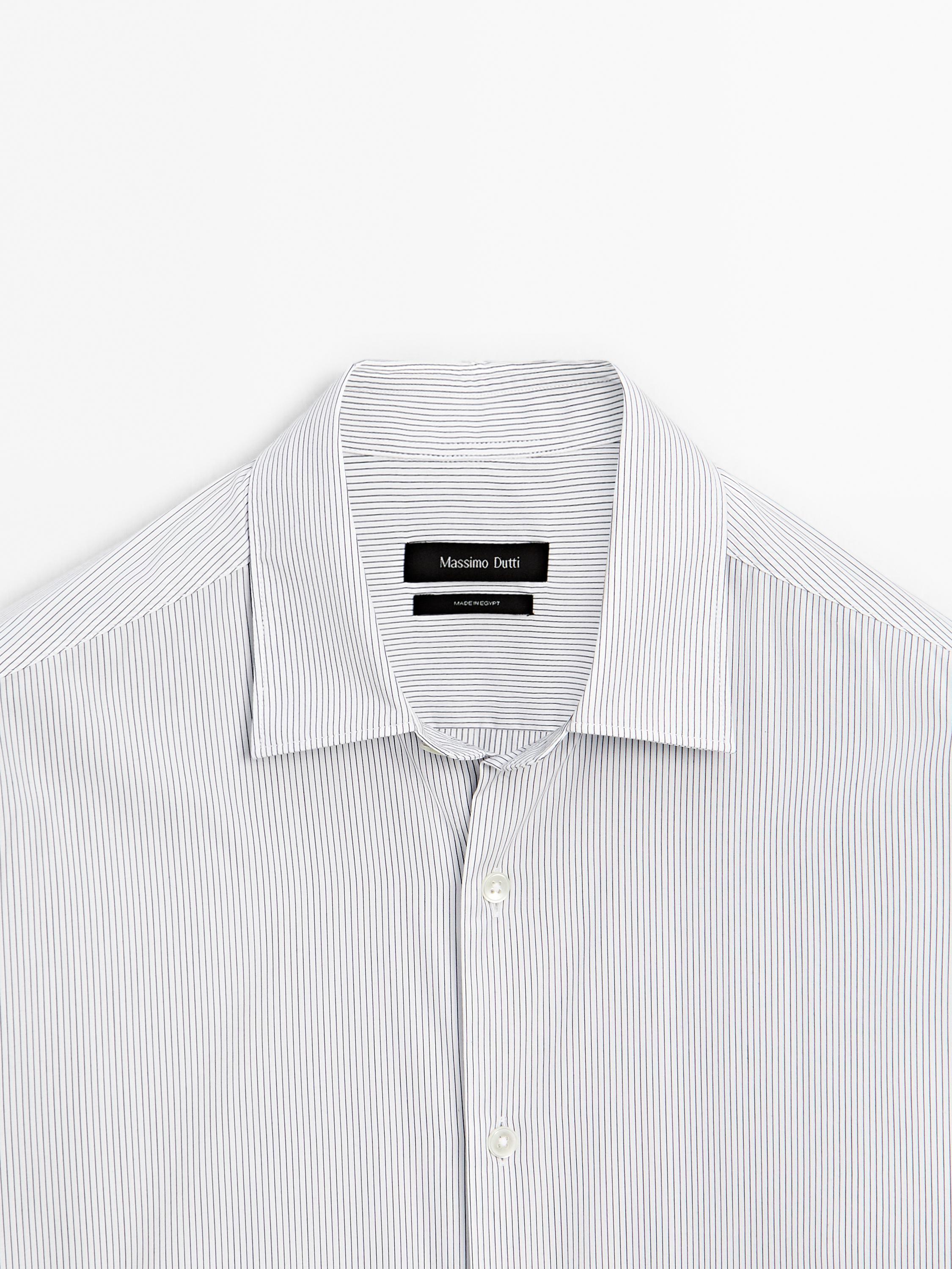 Camisa microraya regular fit