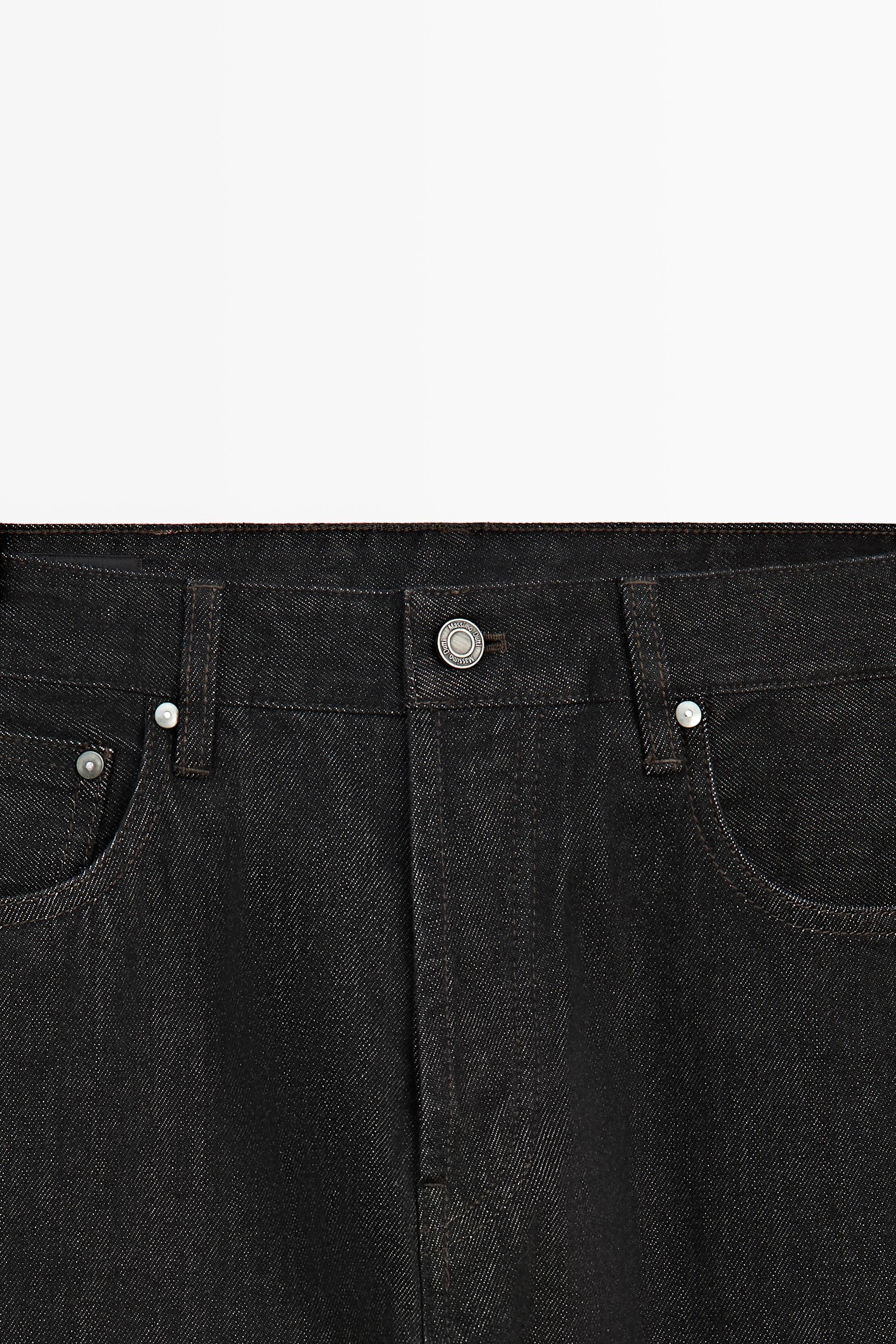 Selvedge fit jeans — BLACK