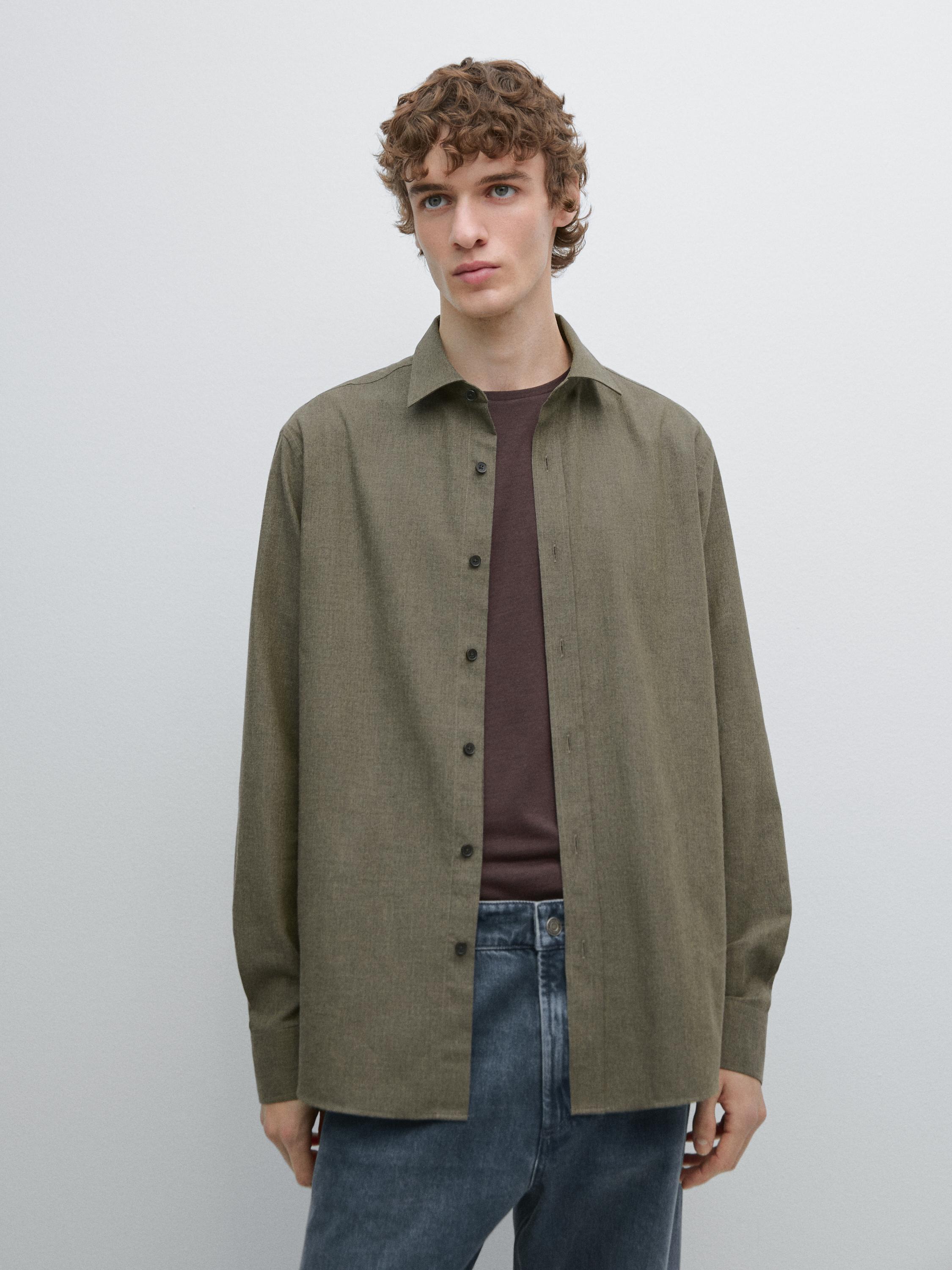 Chemise chinée regular fit